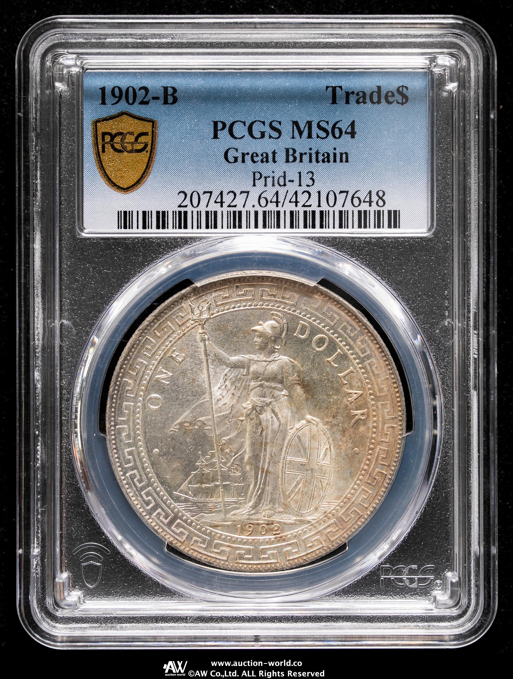 1899-Bグレードイギリス 英国 貿易銀 1899年B PCGS アンティークコイン ...