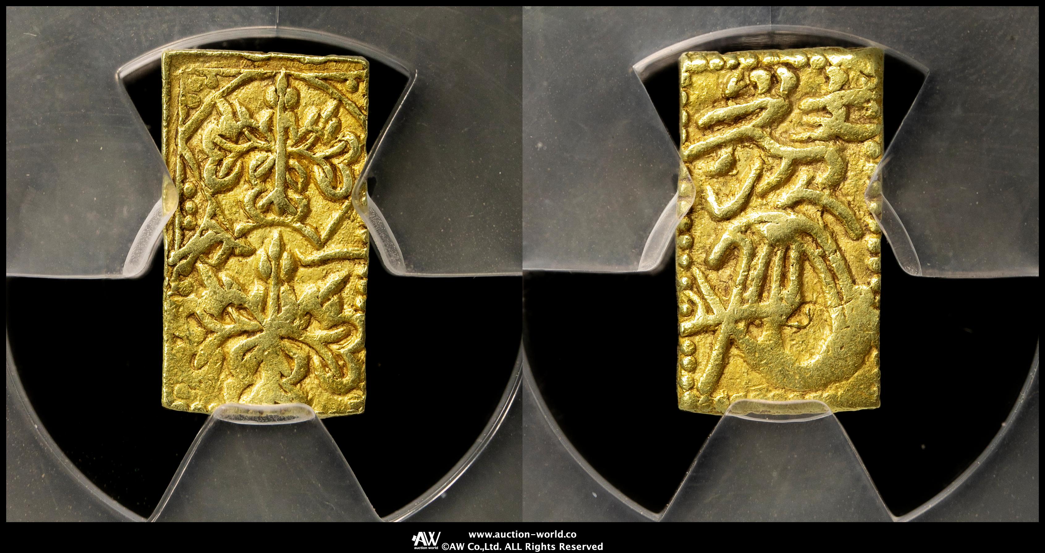 貨幣博物館 | 元文一分判金（真文一文）Genbun 1 Bu-Ban-Kin 元文元年~文政元年（1736-1818） 返品不可 Sold as  is No returns