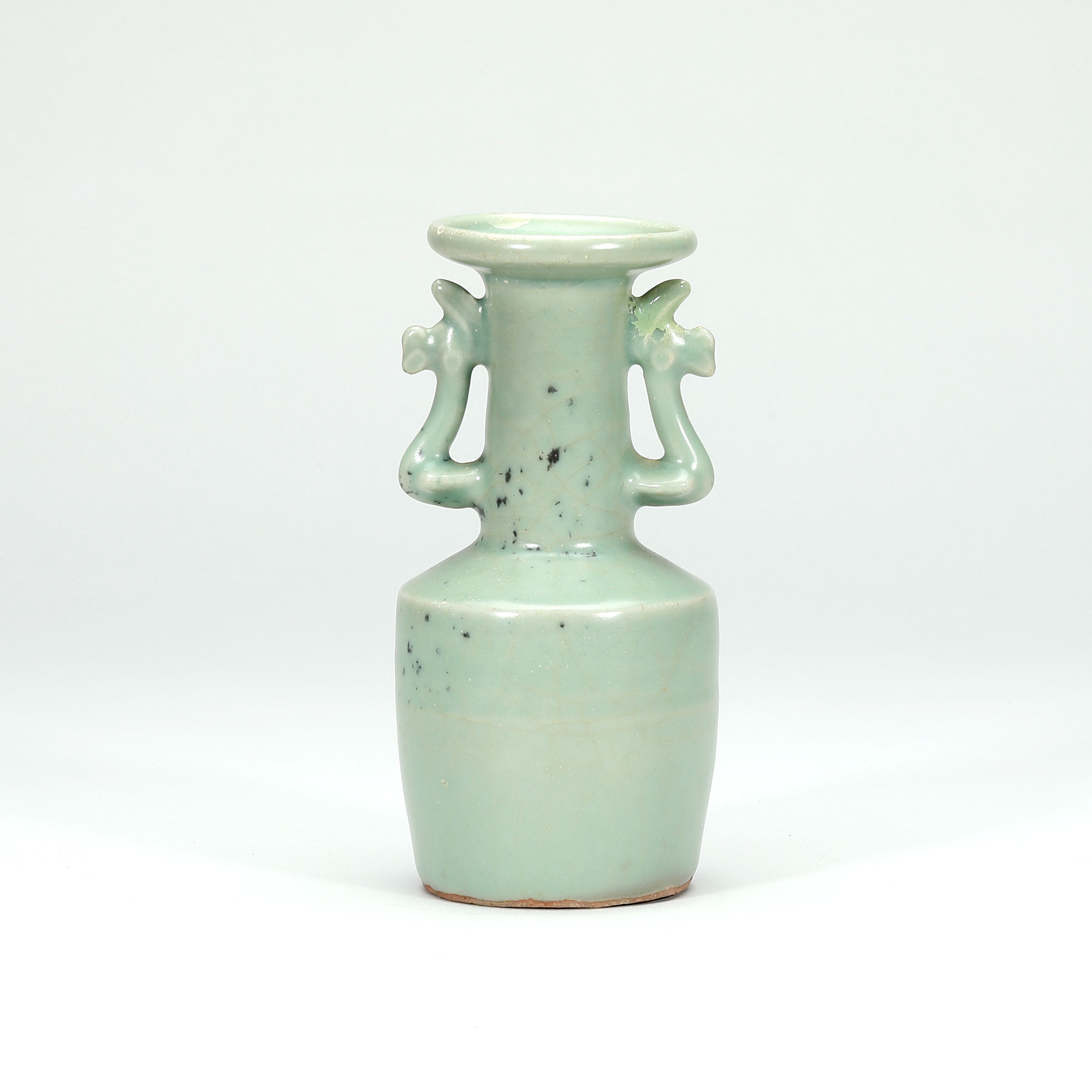 貨幣博物館 | 宋 龍泉窯鳳耳瓶 H:16 W:8 返品不可 Sold as is No