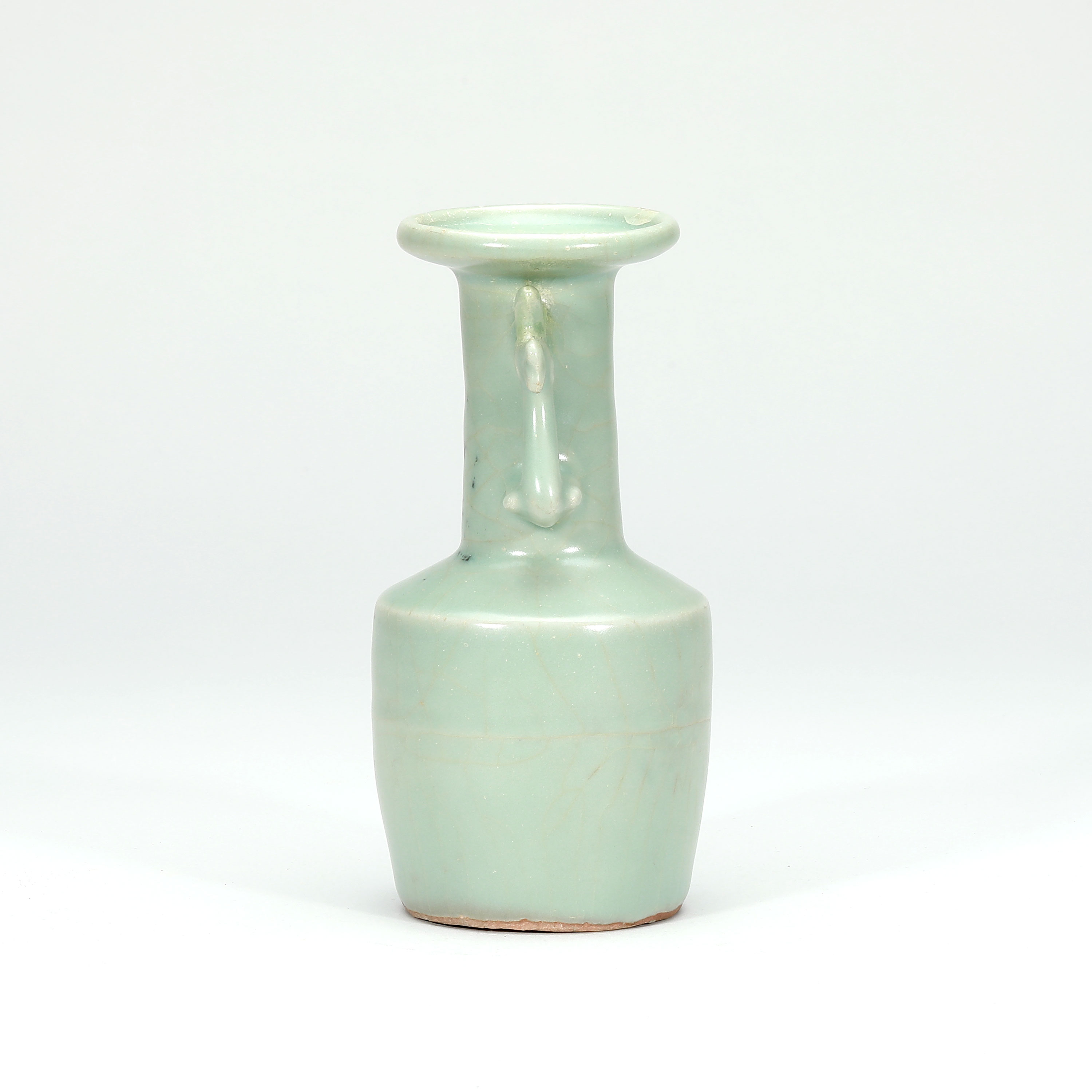 貨幣博物館 | 宋 龍泉窯鳳耳瓶 H:16 W:8 返品不可 Sold as is No