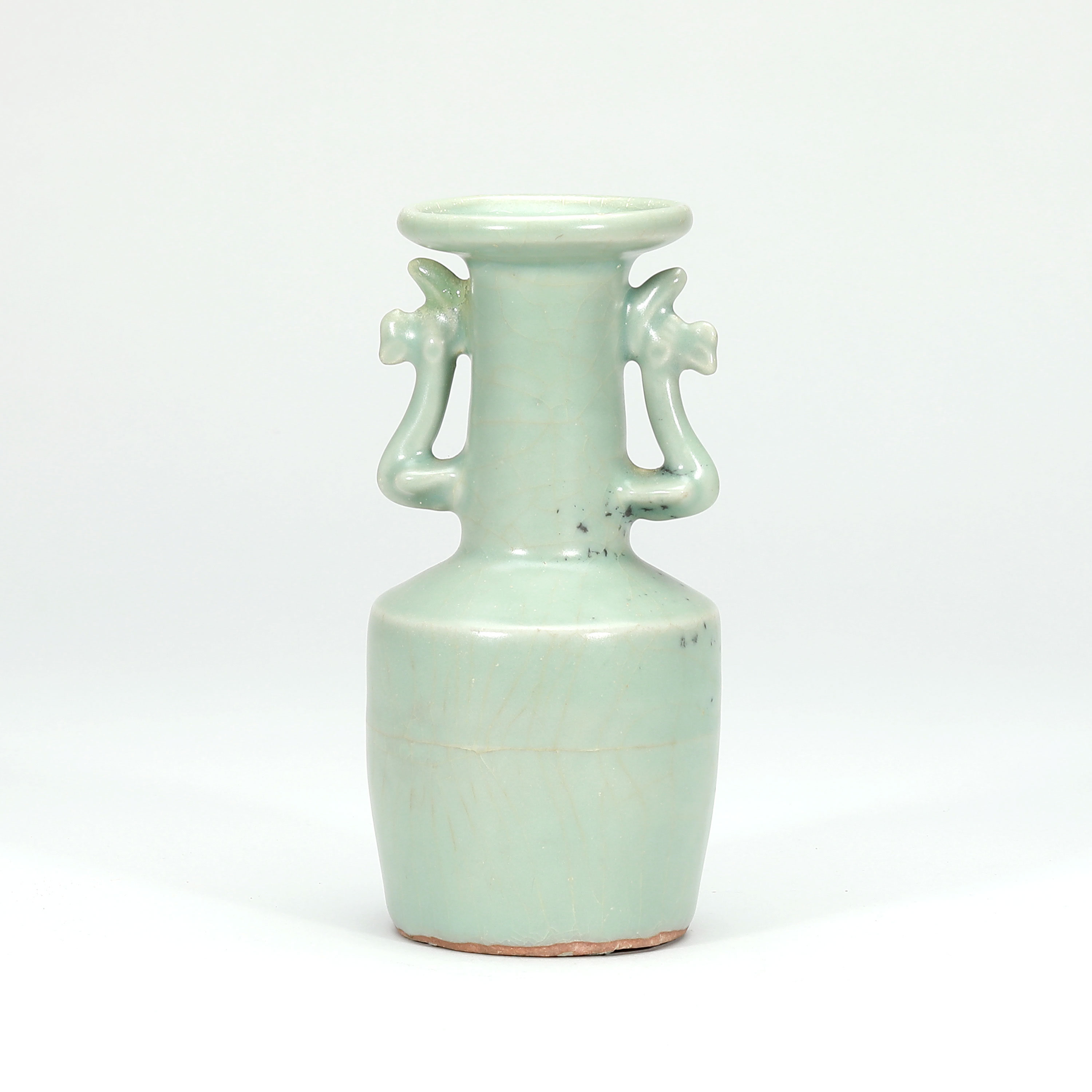 貨幣博物館 | 宋 龍泉窯鳳耳瓶 H:16 W:8 返品不可 Sold as is No