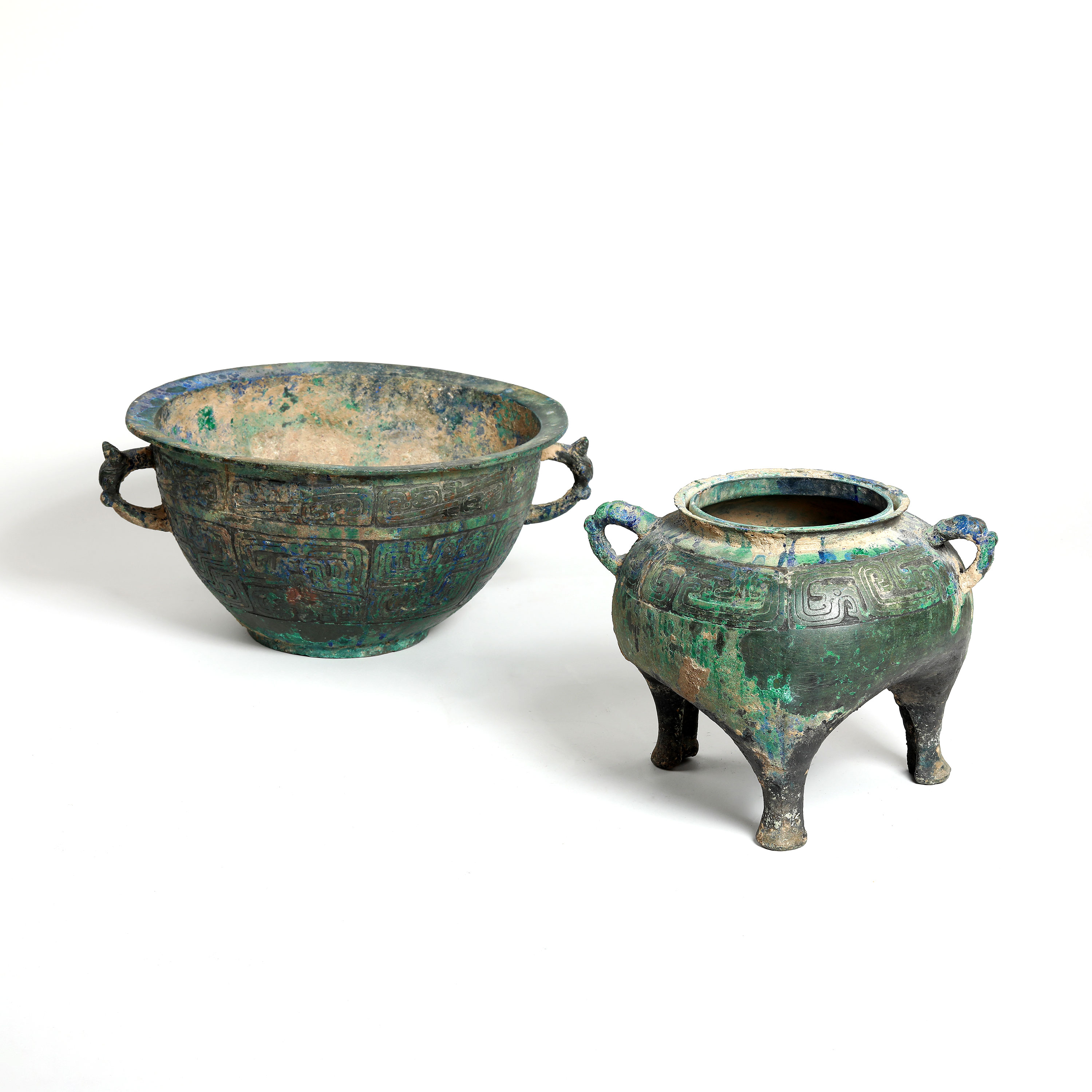 貨幣博物館 | 西周 青銅饕餮紋甗 W:41 H:39 返品不可 Sold as is No