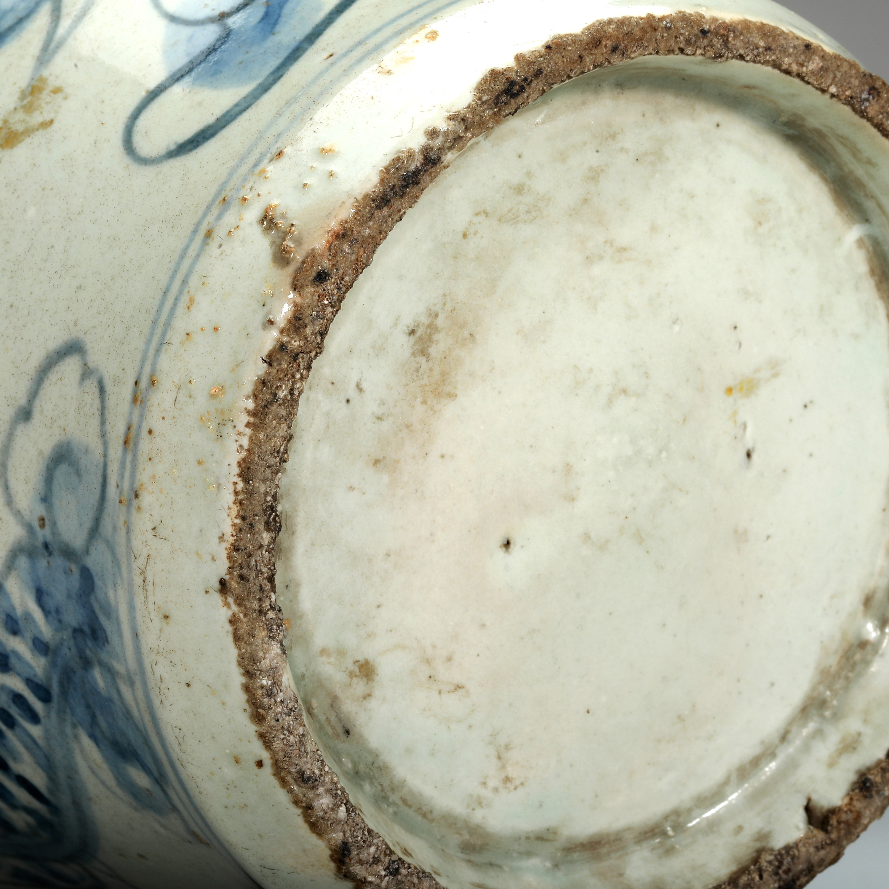 貨幣博物館 | 李朝 染付龍紋壺 H:21 W:15 返品不可 Sold as is No returns