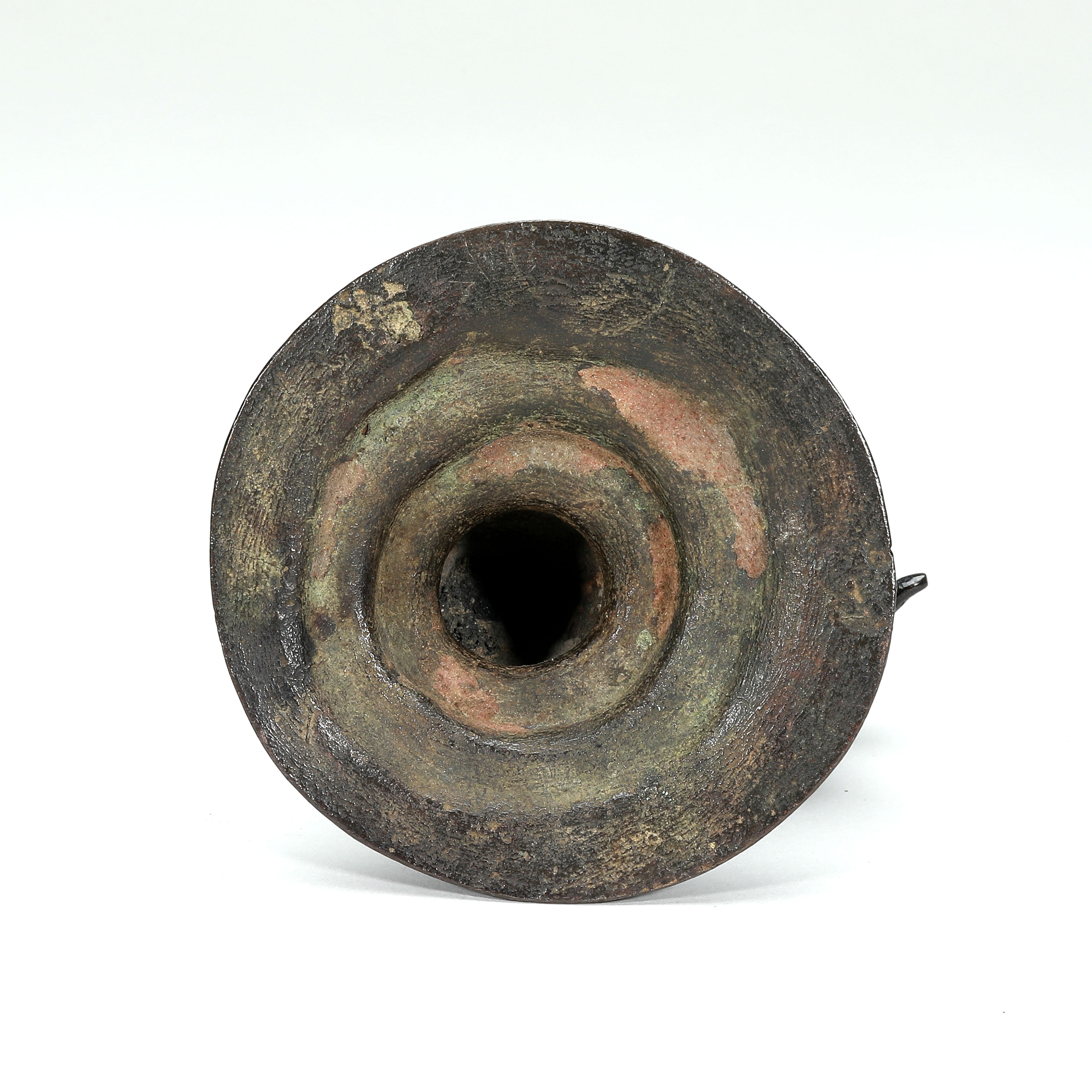 古銅　ウズラ香炉　木箱付　1345g/高さ約21㎝　東Y7-0626⭐︎2Fトカエ 古銅 ウズラ香炉 木箱付 1345g/高さ約21㎝ 東Y7-0626⭐︎