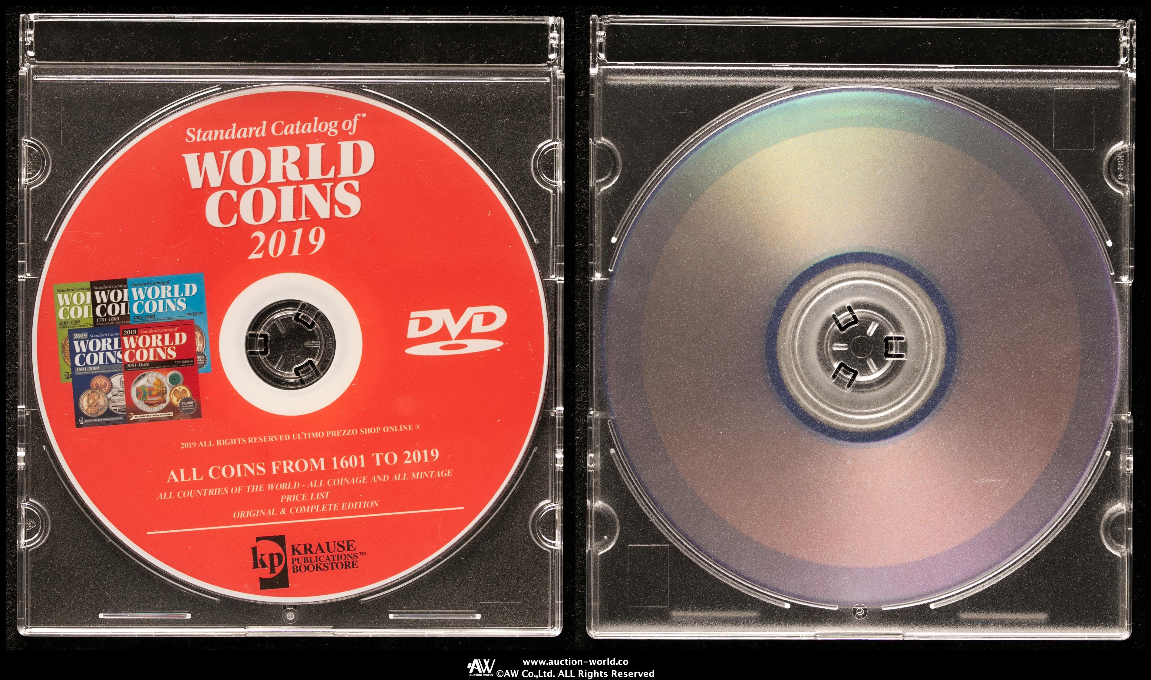 ワールドコインズカタログ　2019 DVD 貨幣博物館 | DVD Standard Catalog of WORLD COINS 2019 返品