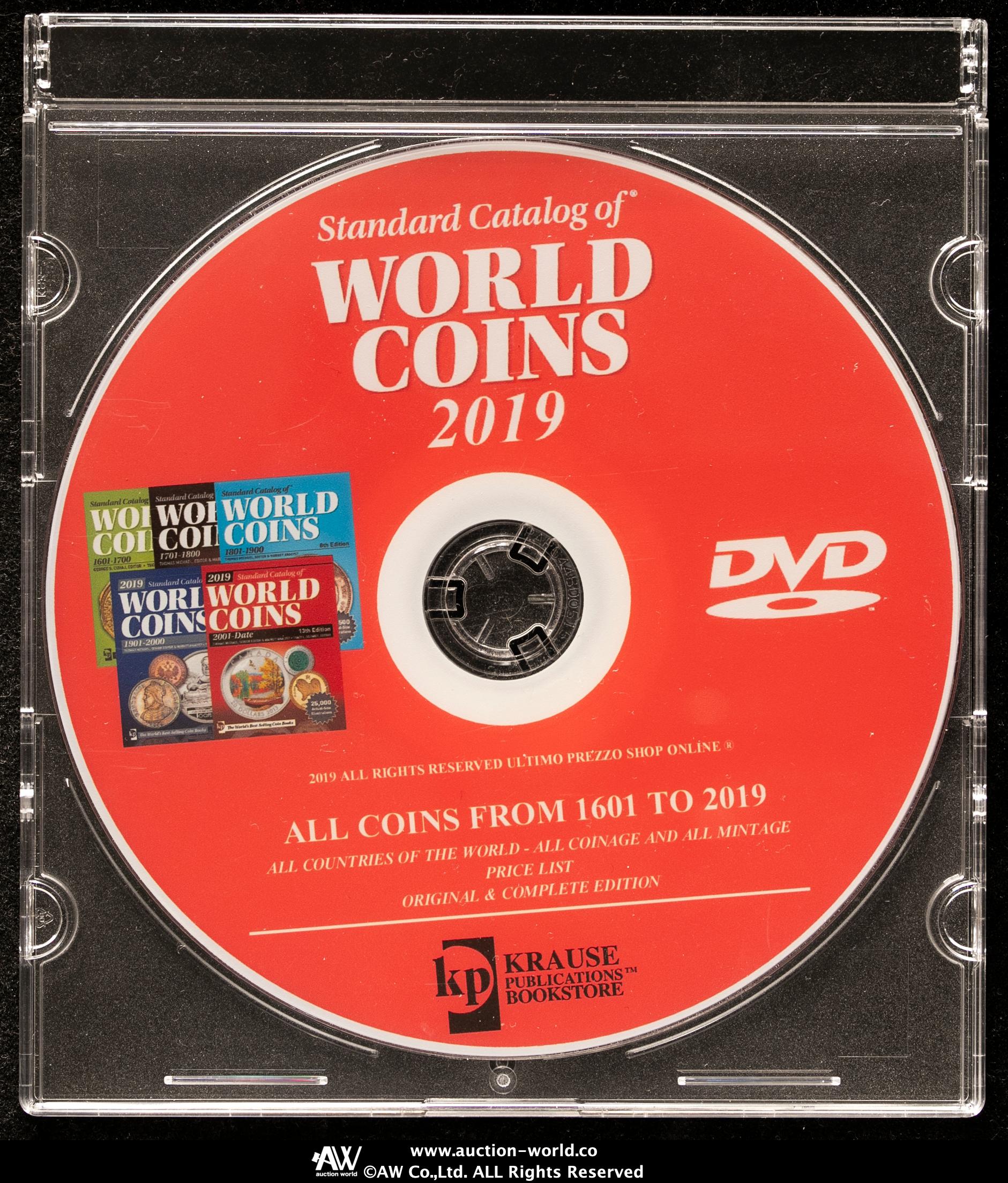 ワールドコインズカタログ　2019 DVD 貨幣博物館 | DVD Standard Catalog of WORLD COINS 2019 返品