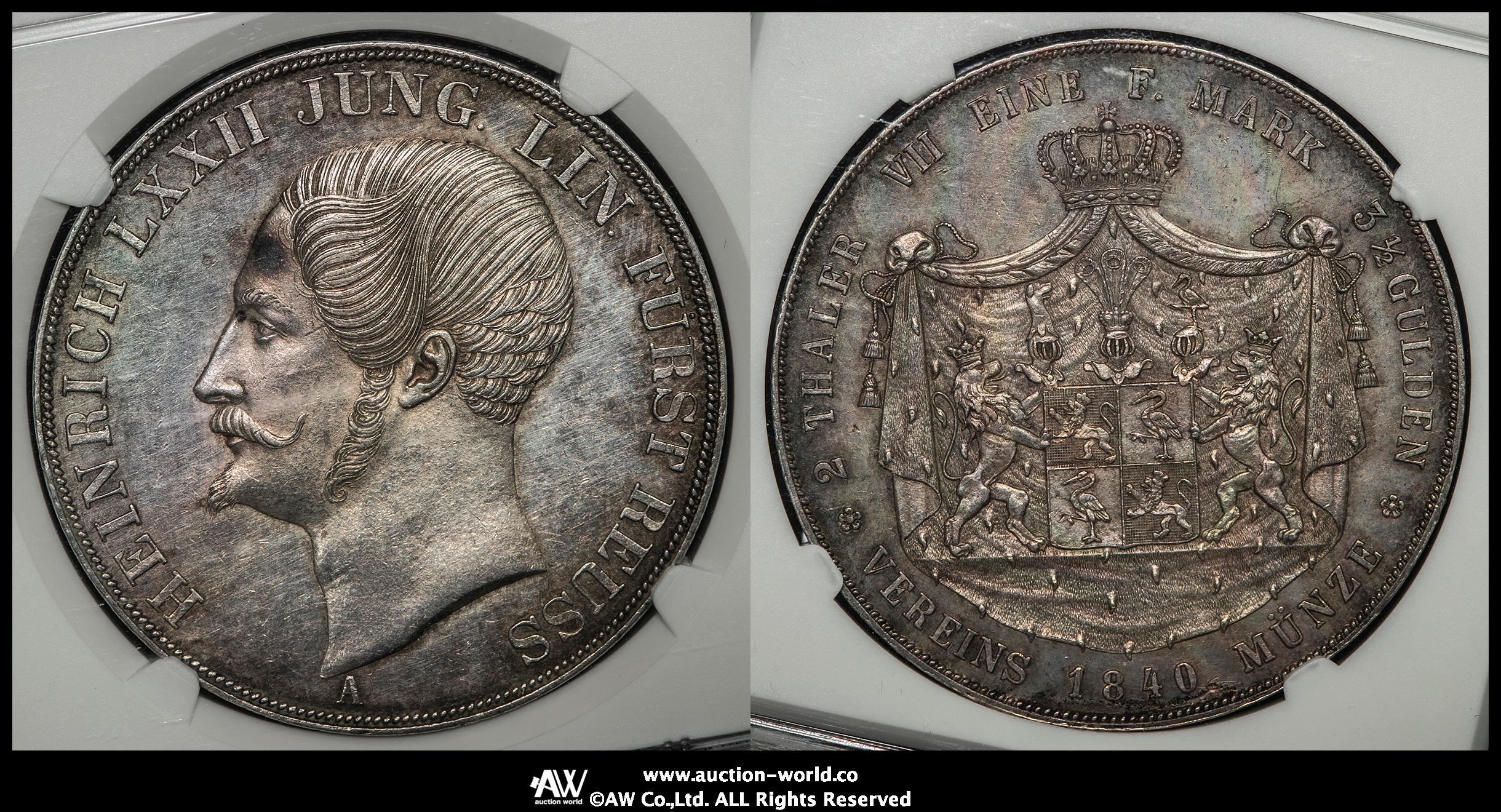 貨幣博物館 | GERMANY Reuss-Lobenstein-Ebersdorf ロイス・レーベン