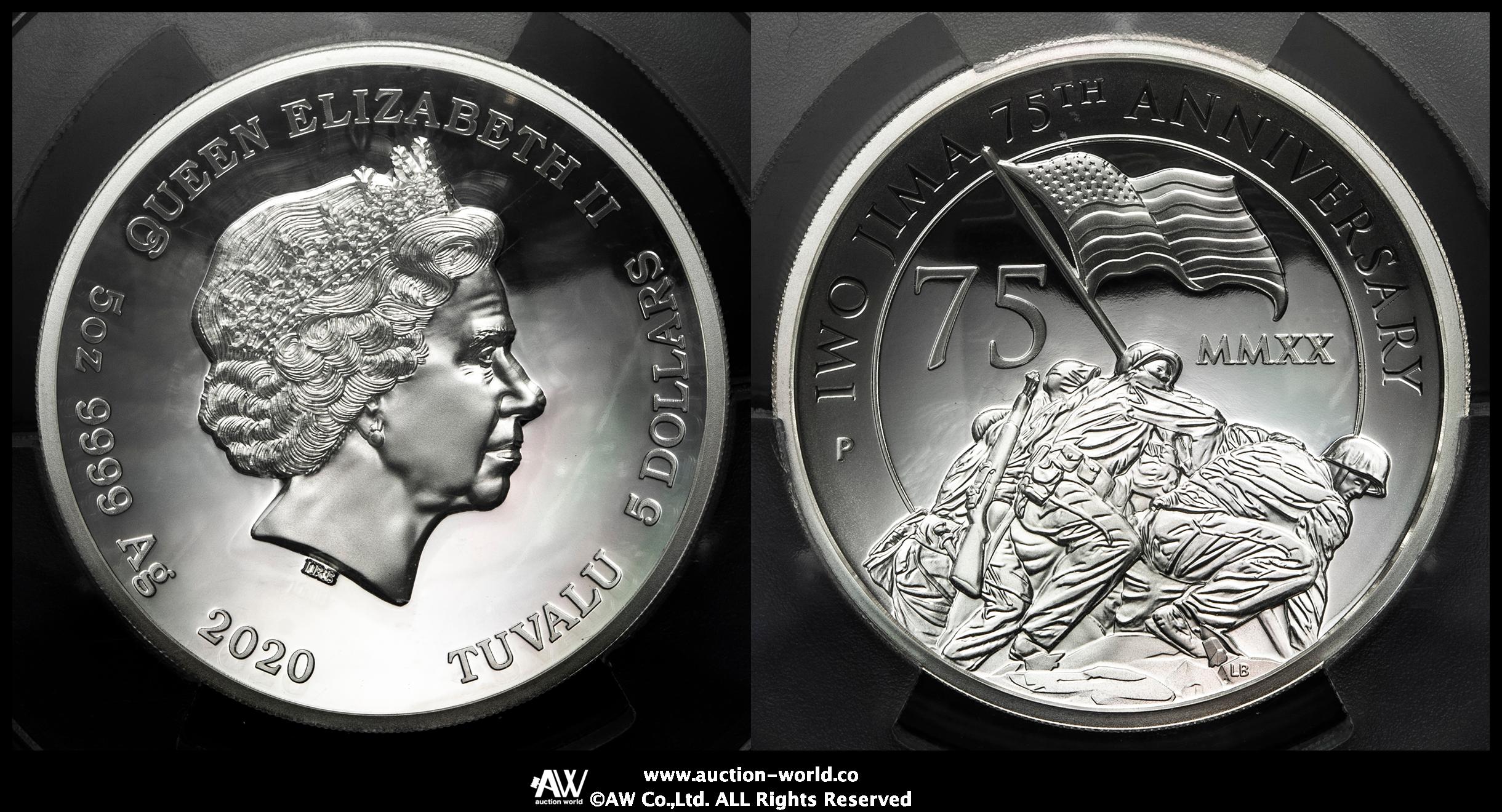 貨幣博物館 | TUVALU ツバル 5Dollars in Silver 2020P Proof