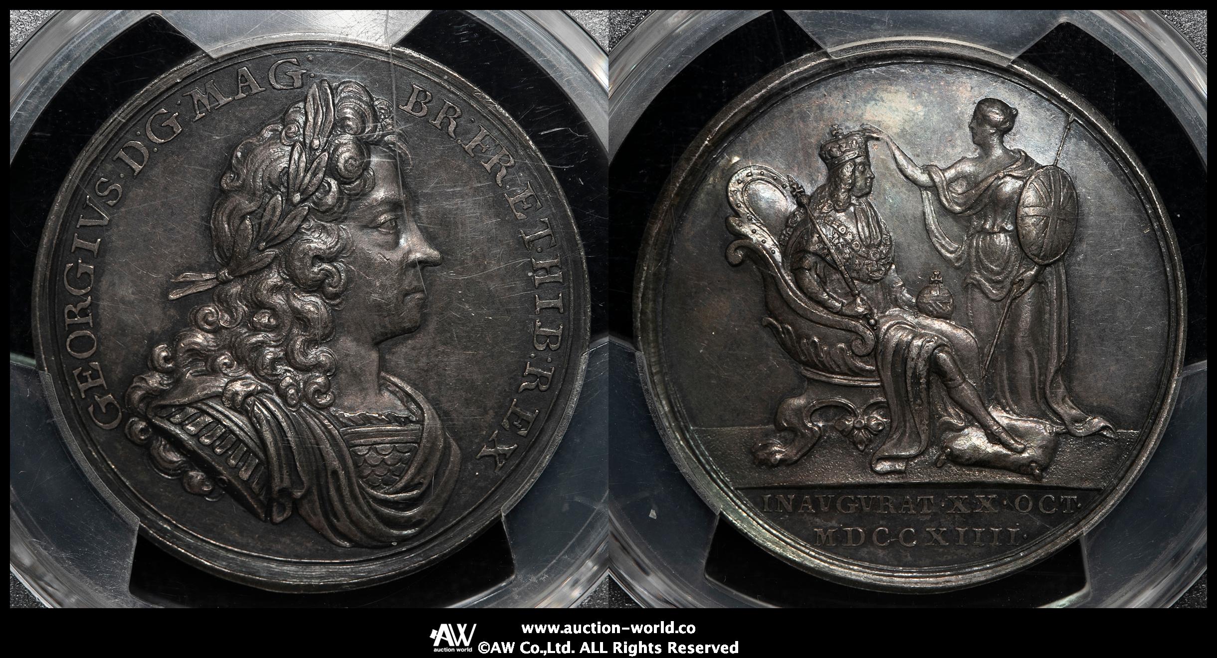 貨幣博物館 | GREAT BRITAIN George I ジョージ1世（1714~27） AR