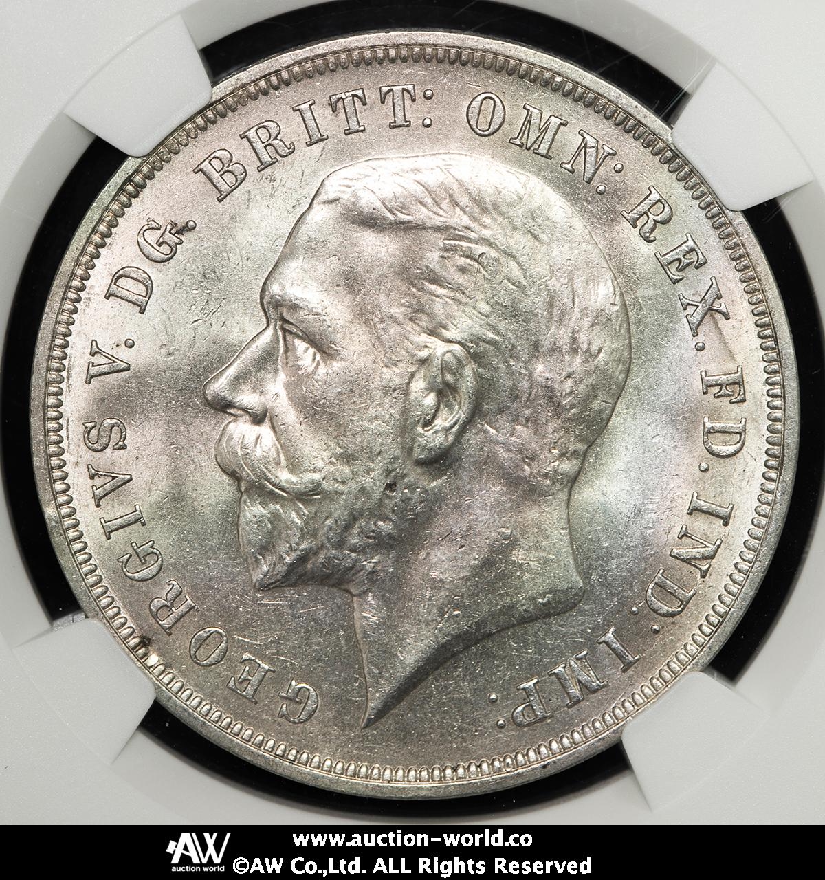 貨幣博物館 | GREAT BRITAIN George V ジョージ5世（1910~36） Crown 1935 AU~UNC