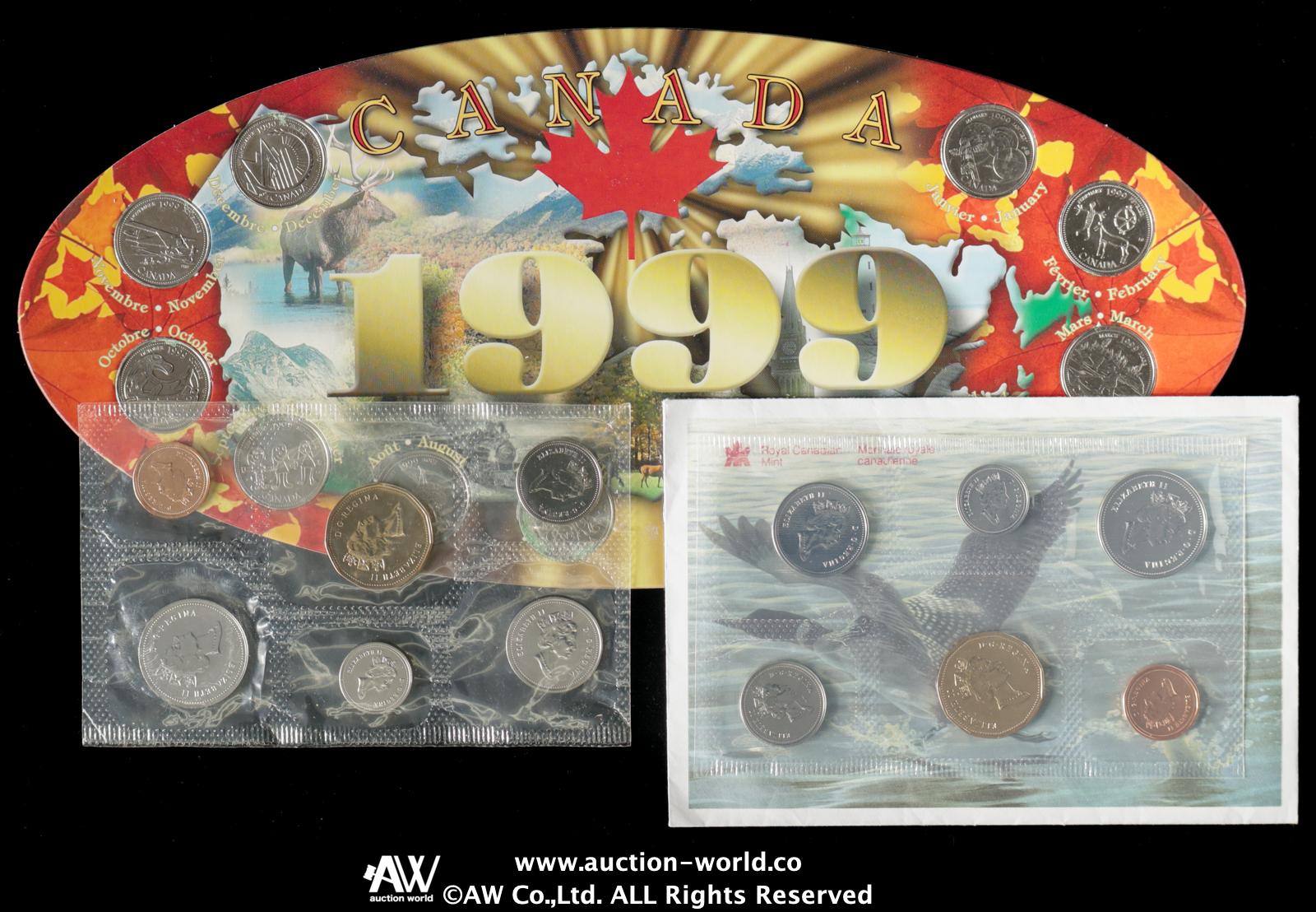 貨幣博物館 | CANADA カナダ Mint Set 1992,94,99 返品不可 Sold as is No returns