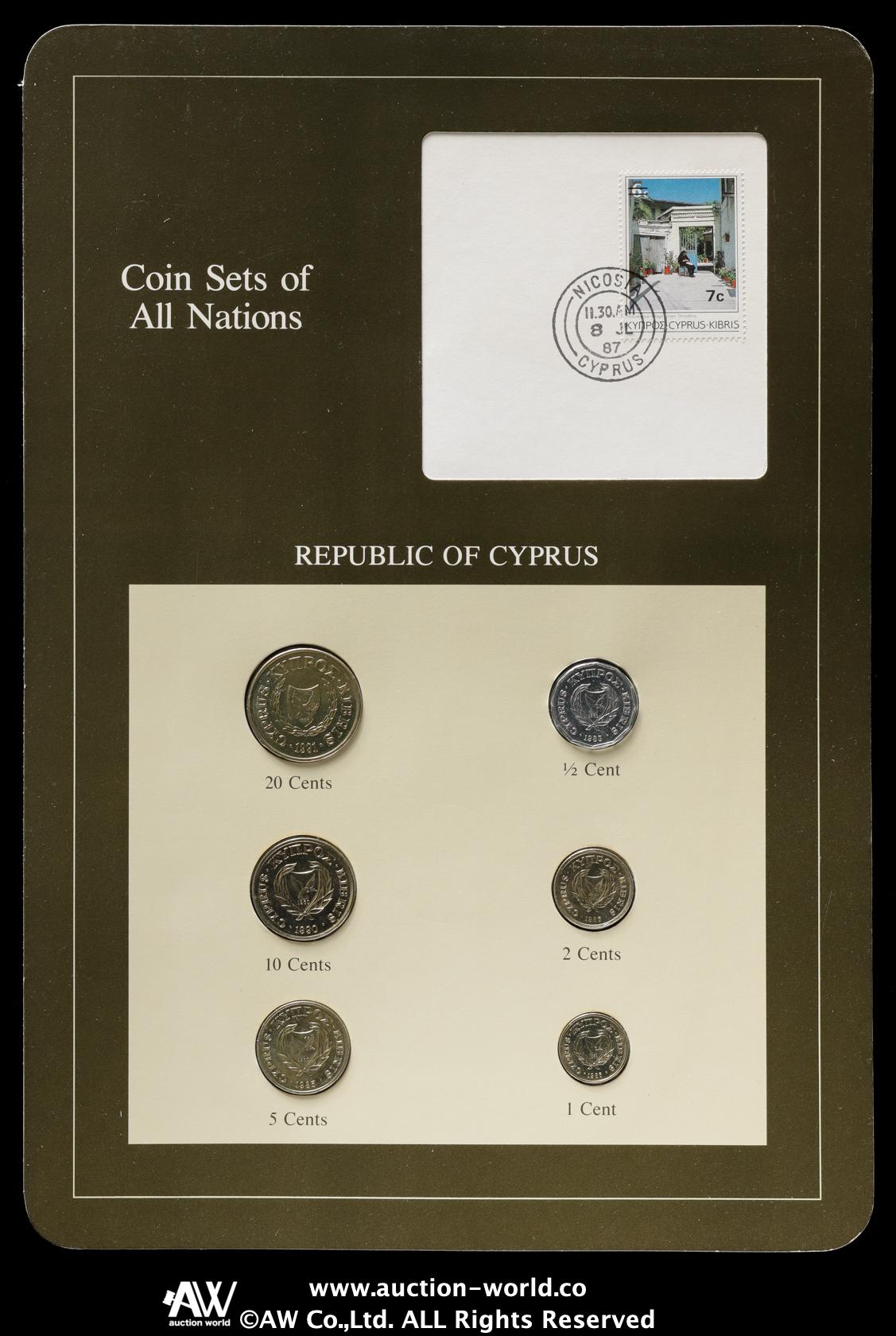 auction,“Coin Sets of all nations“ 世界の国のコインセット 国内送料別途500円 34ヶ国入り