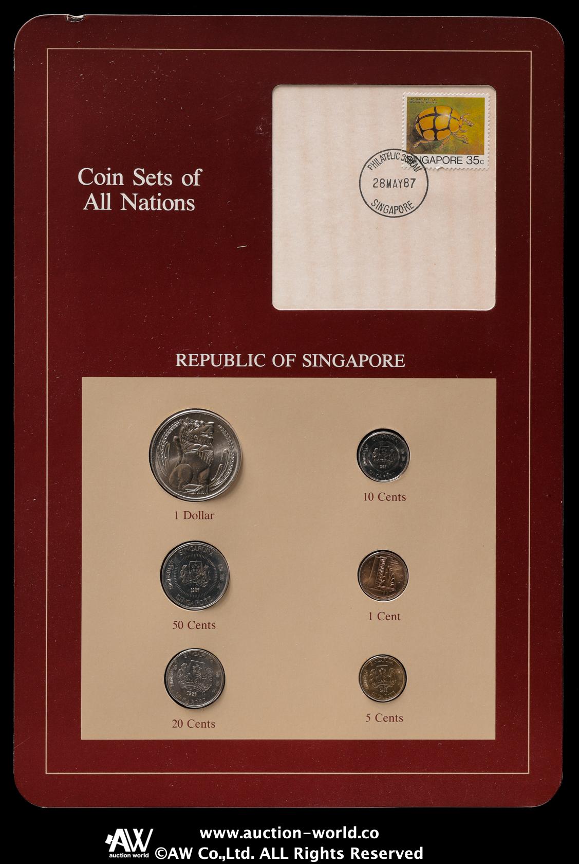 auction,“Coin Sets of all nations“ 世界の国のコインセット 国内送料 ...