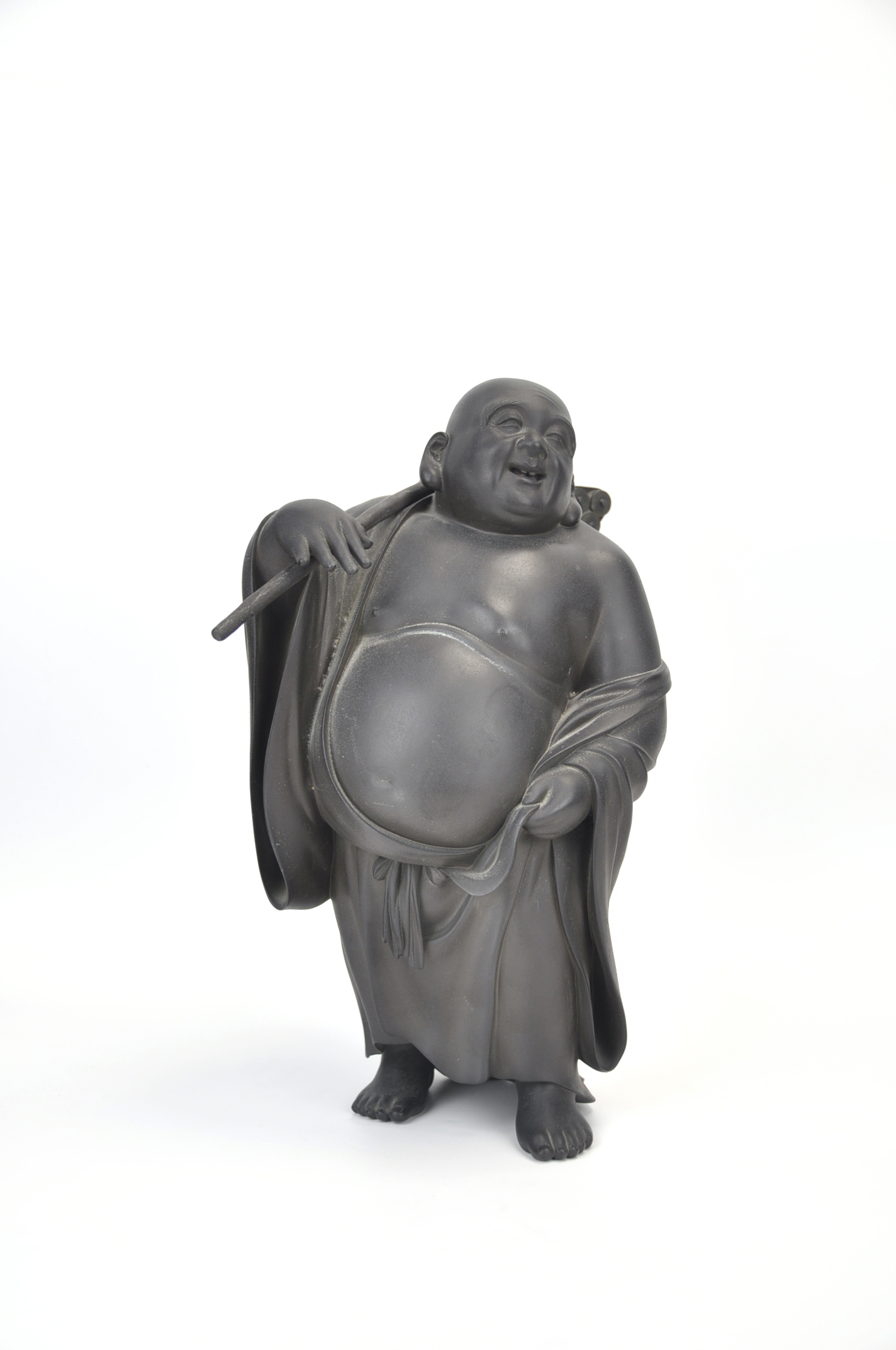貨幣博物館 | 加納晴雲作銀布袋銅像 金工