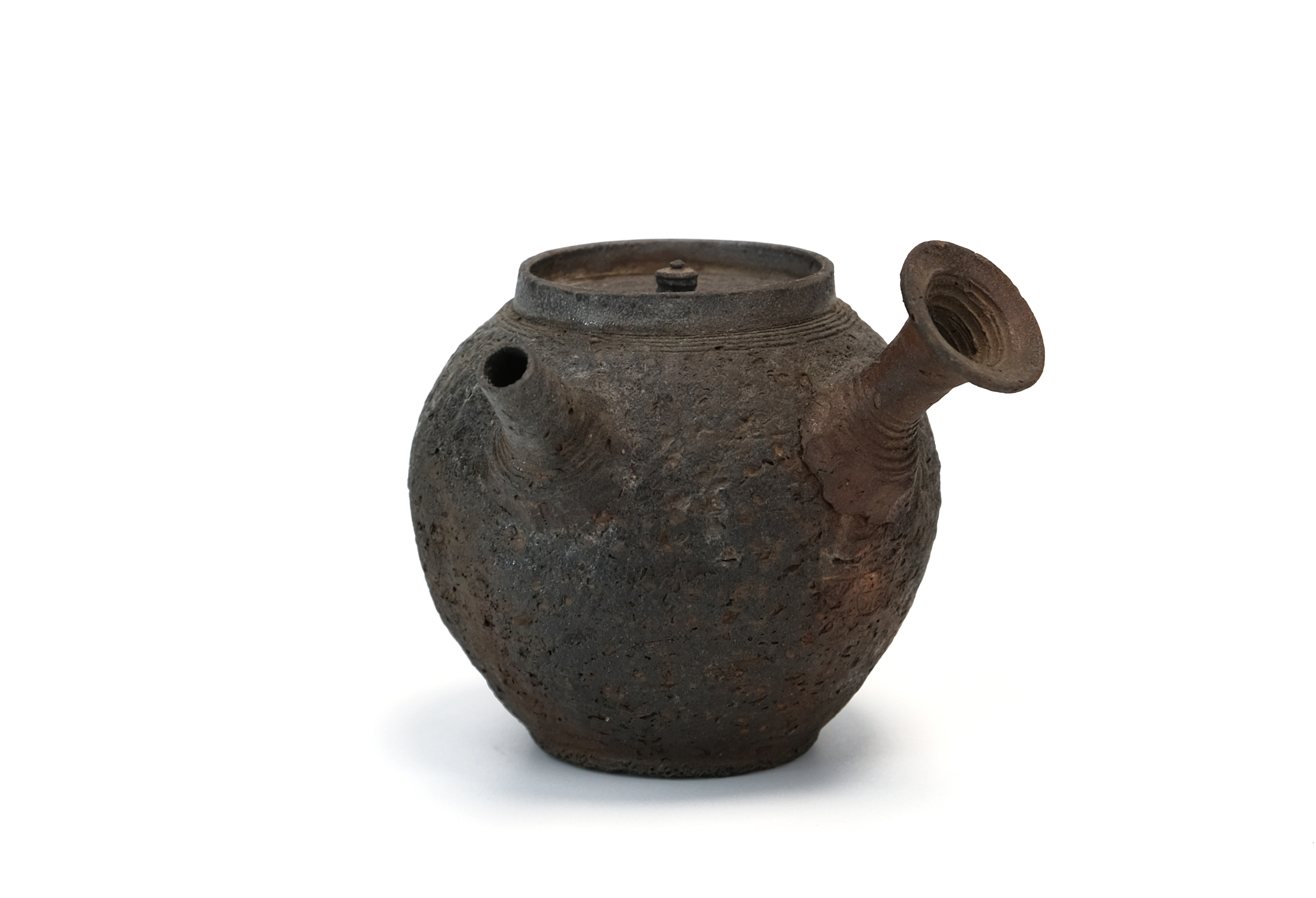 専用青木木米　青花山水画急須取手に銘　　幅約12㎝　東Y7-0116☆2Fトトオ 2024040415295911232720_w3324h2