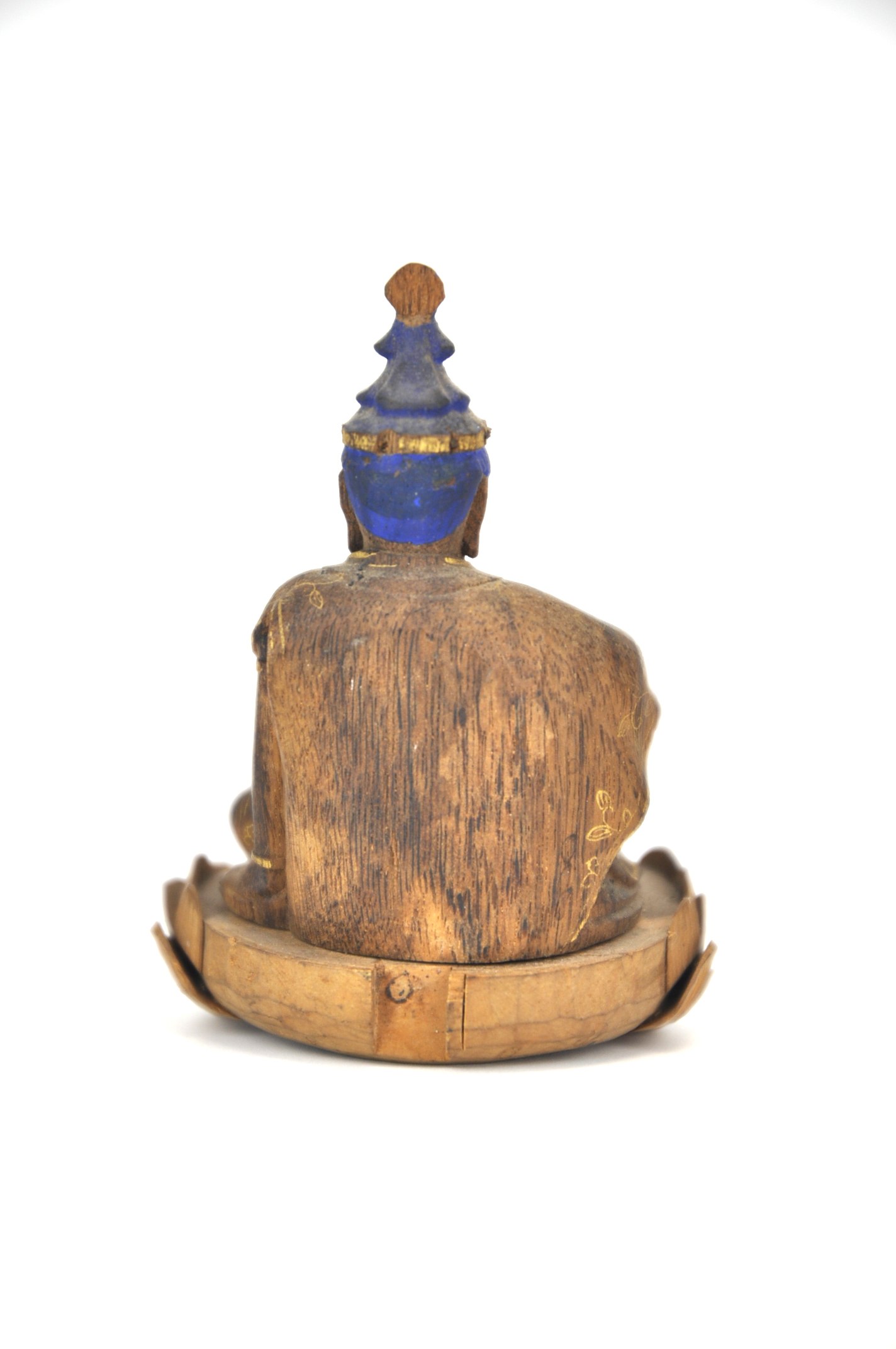 C_W1155 【惠】人間国宝 古代木工芸品 【沈水級沈香の置物です