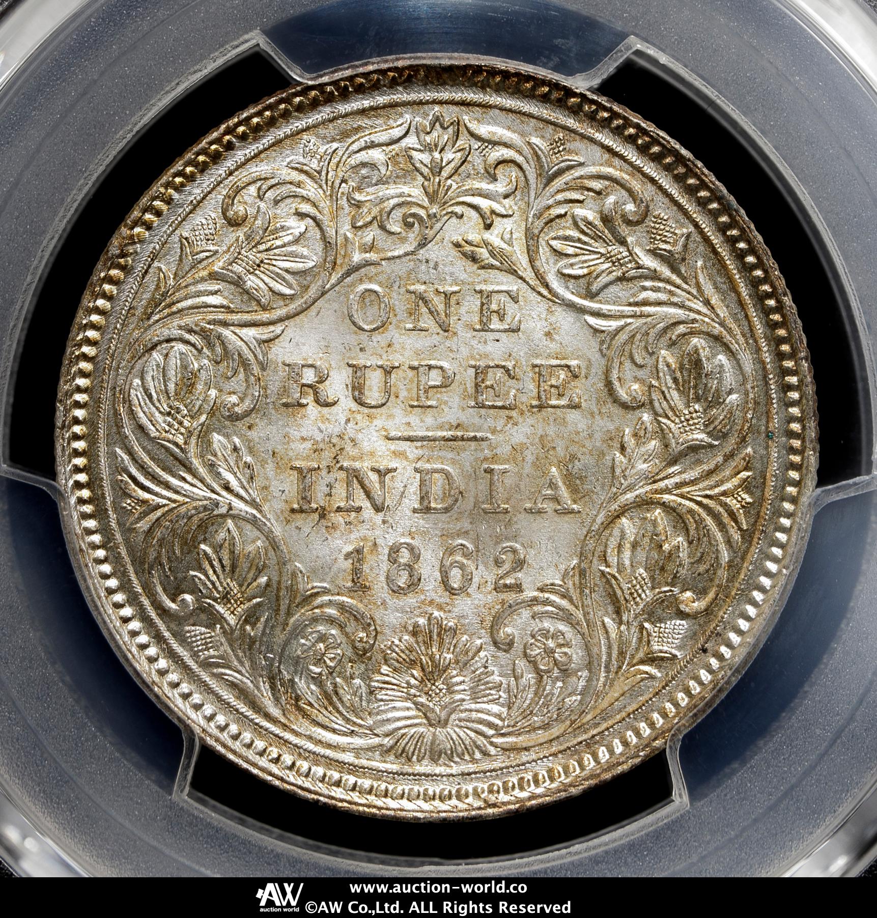貨幣博物館 | INDIA British-India イギリス領インド Rupee 1862（C or B）