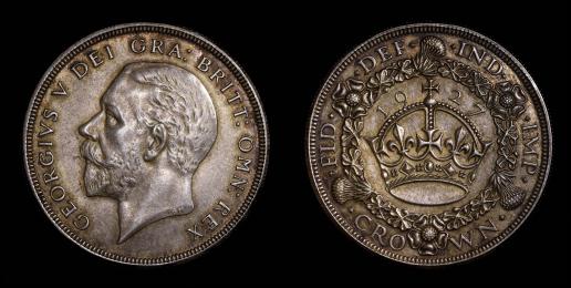 GREAT BRITAIN George V ジョージ5世（1910~36） Crown （1927）  