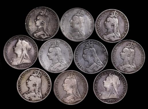 GREAT BRITAIN Victoria ヴィクトリア（1837~1901） Crown 10枚組  