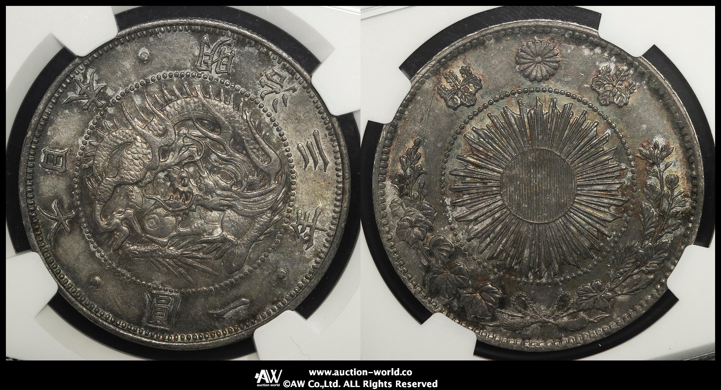 □希少 美品 1915年頃(大正初期)！純銀製(1000の刻印) 馬蹄型に