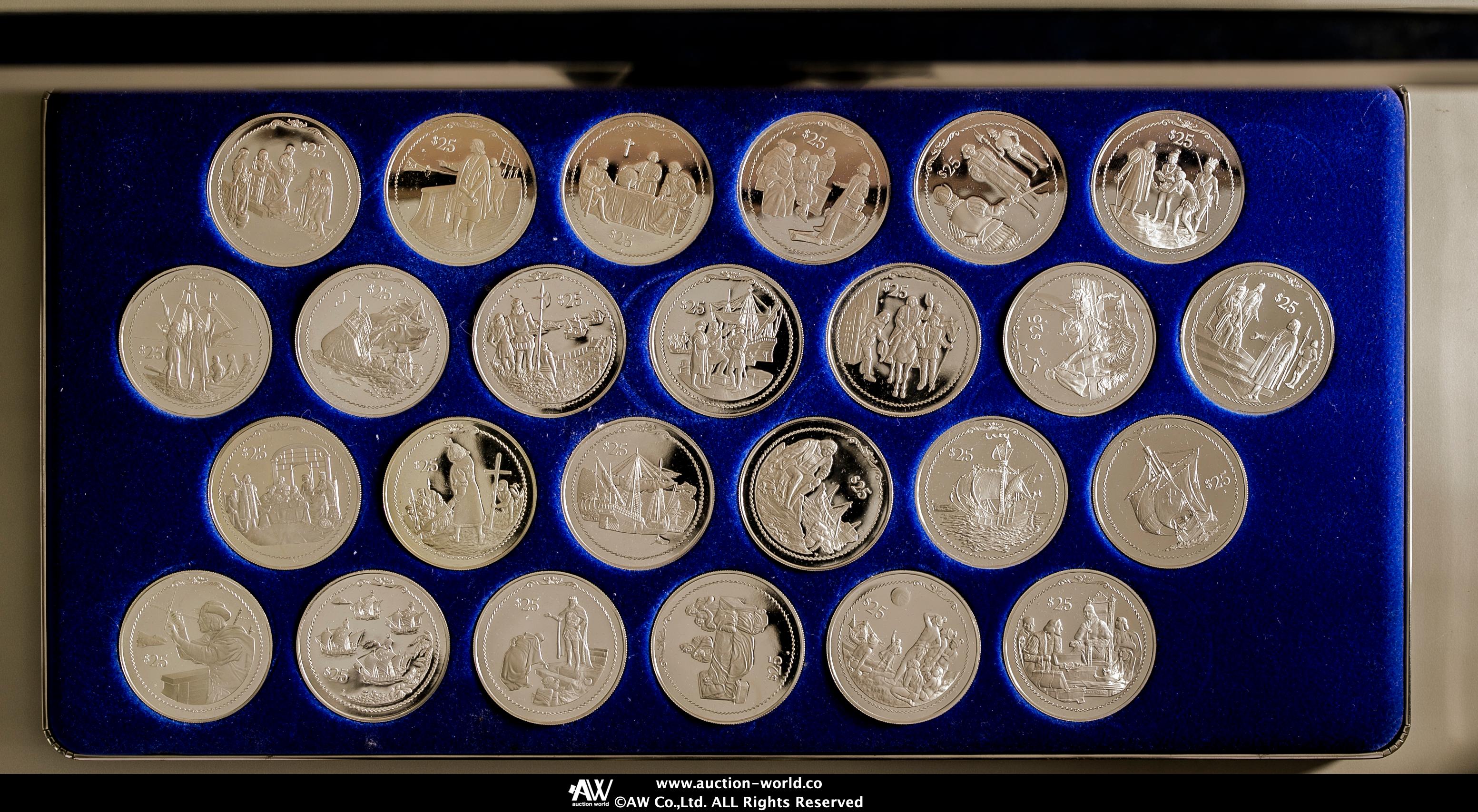 貨幣博物館 | BRITISH VIRGIN ISLANDS イギリス領ヴァージン諸島 Discovery of America  500Anniversary Coin Collection Proof Set 1992 返品不可 Sold as is No returns