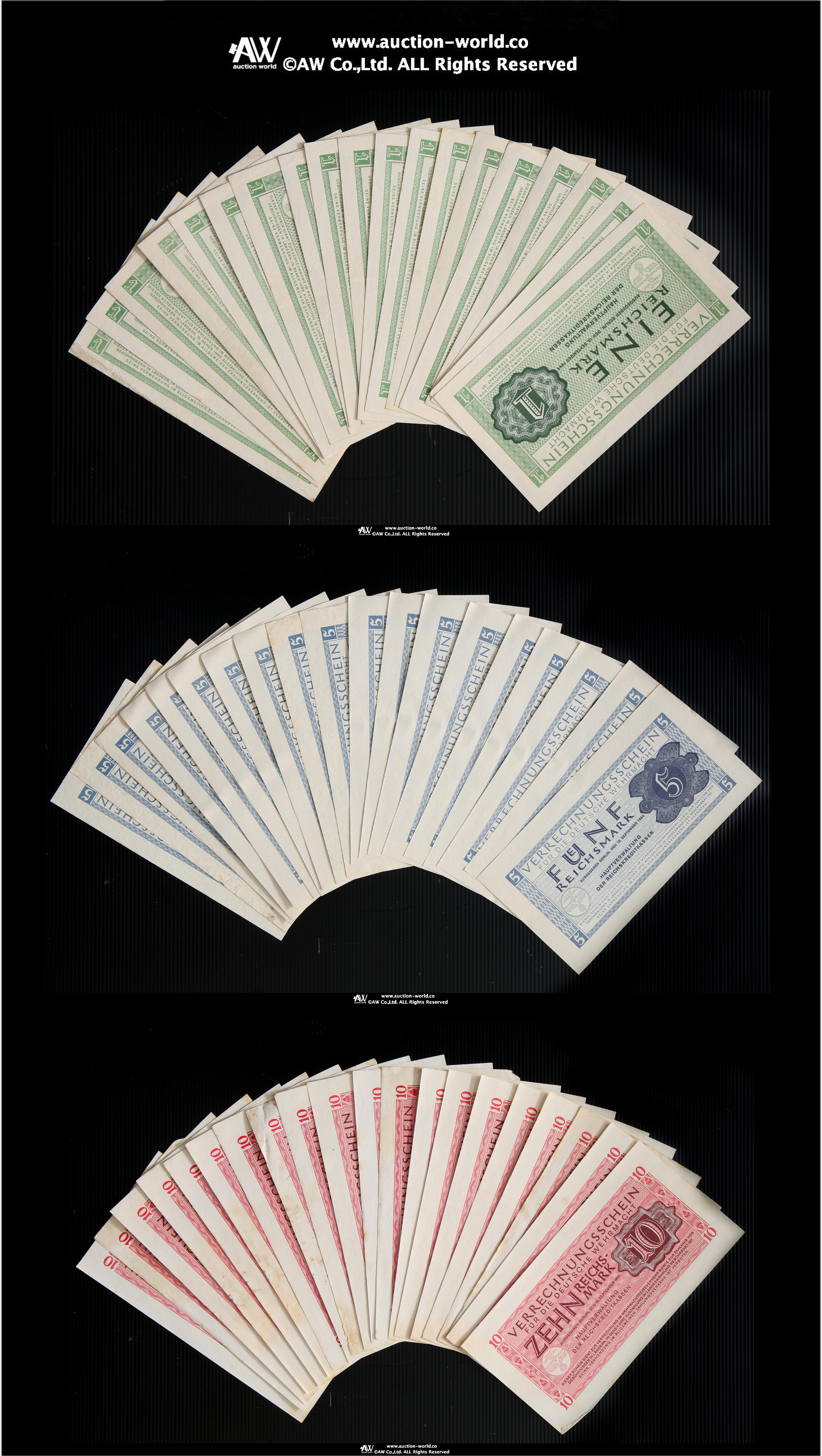 貨幣博物館 | ナチスドイツ軍票各種 返品不可 Sold as is No returns