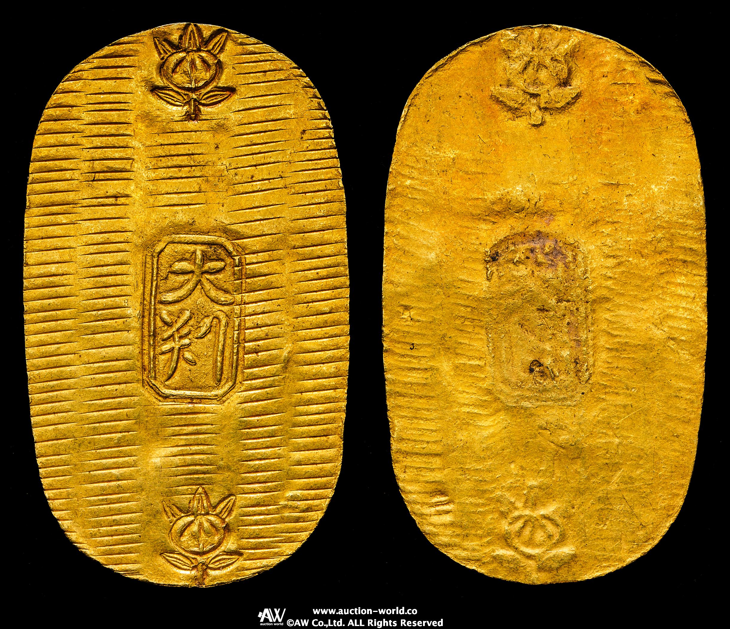 貨幣博物館 | 日本 玩賞品 橘姫大判金 （-VF）上品