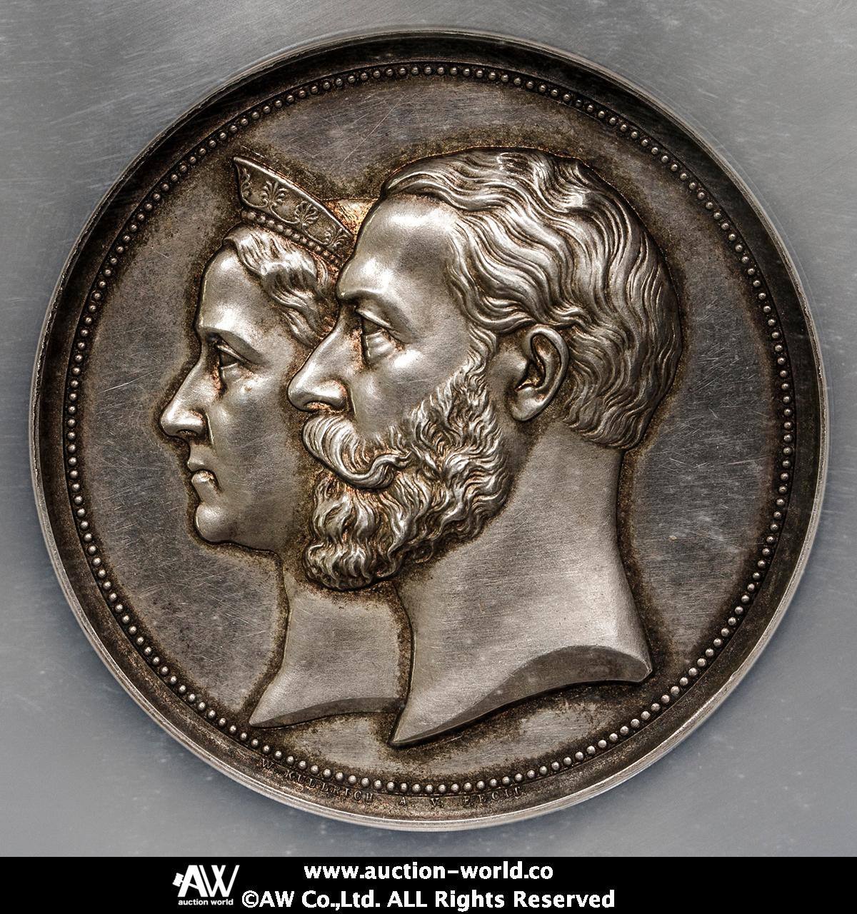 auction,GERMANY Baden バーデン AR Medal 1883 NGC-MS62