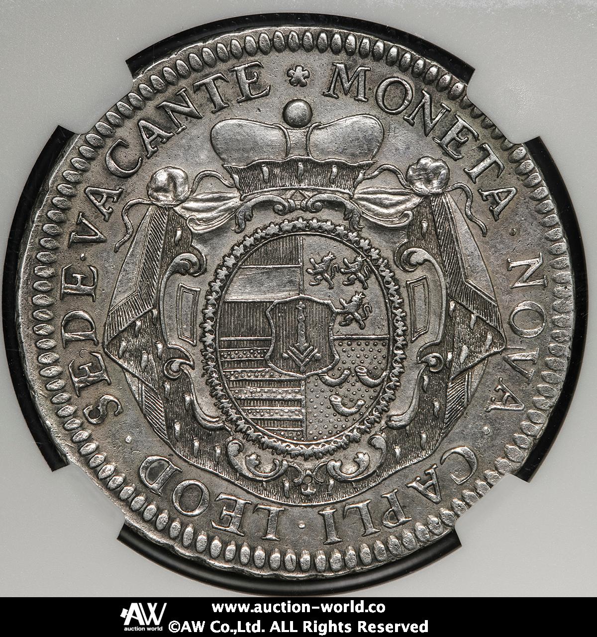 貨幣博物館 | BELGIUM Liege リエージュ司教領 Patagon 1763 洗浄 EF