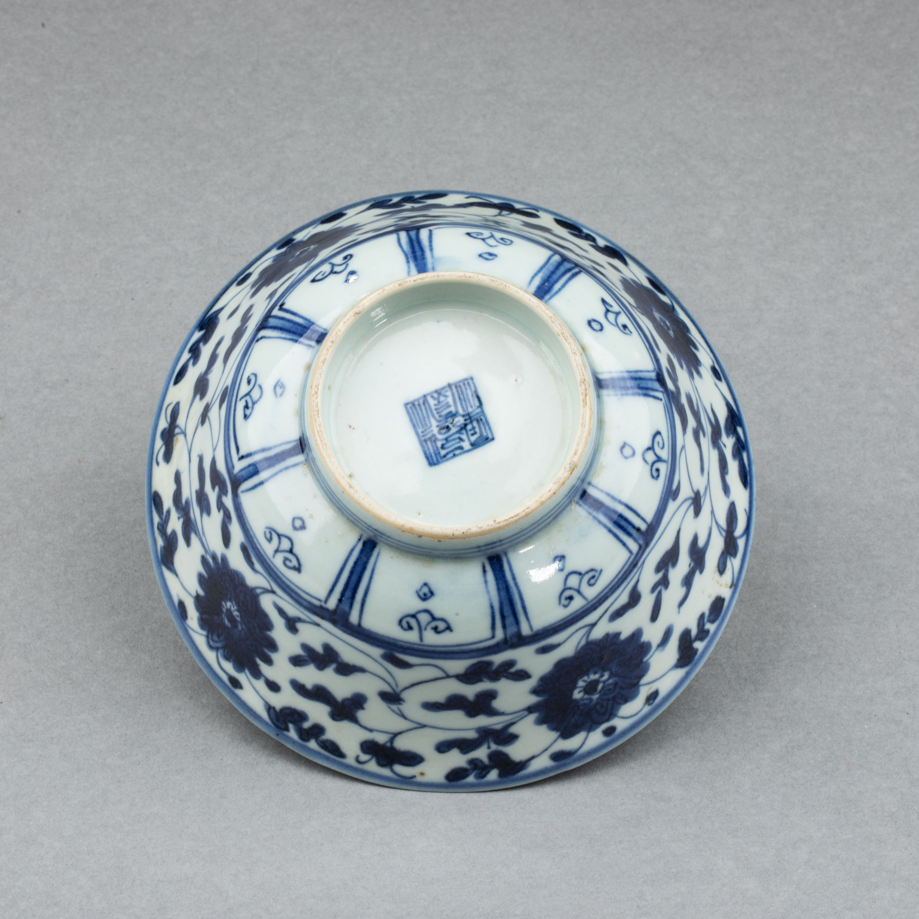 中国　新渡　染付茶碗6点①　送料込み0207 貨幣博物館 | 新渡南京染付小缽6客 付木盒