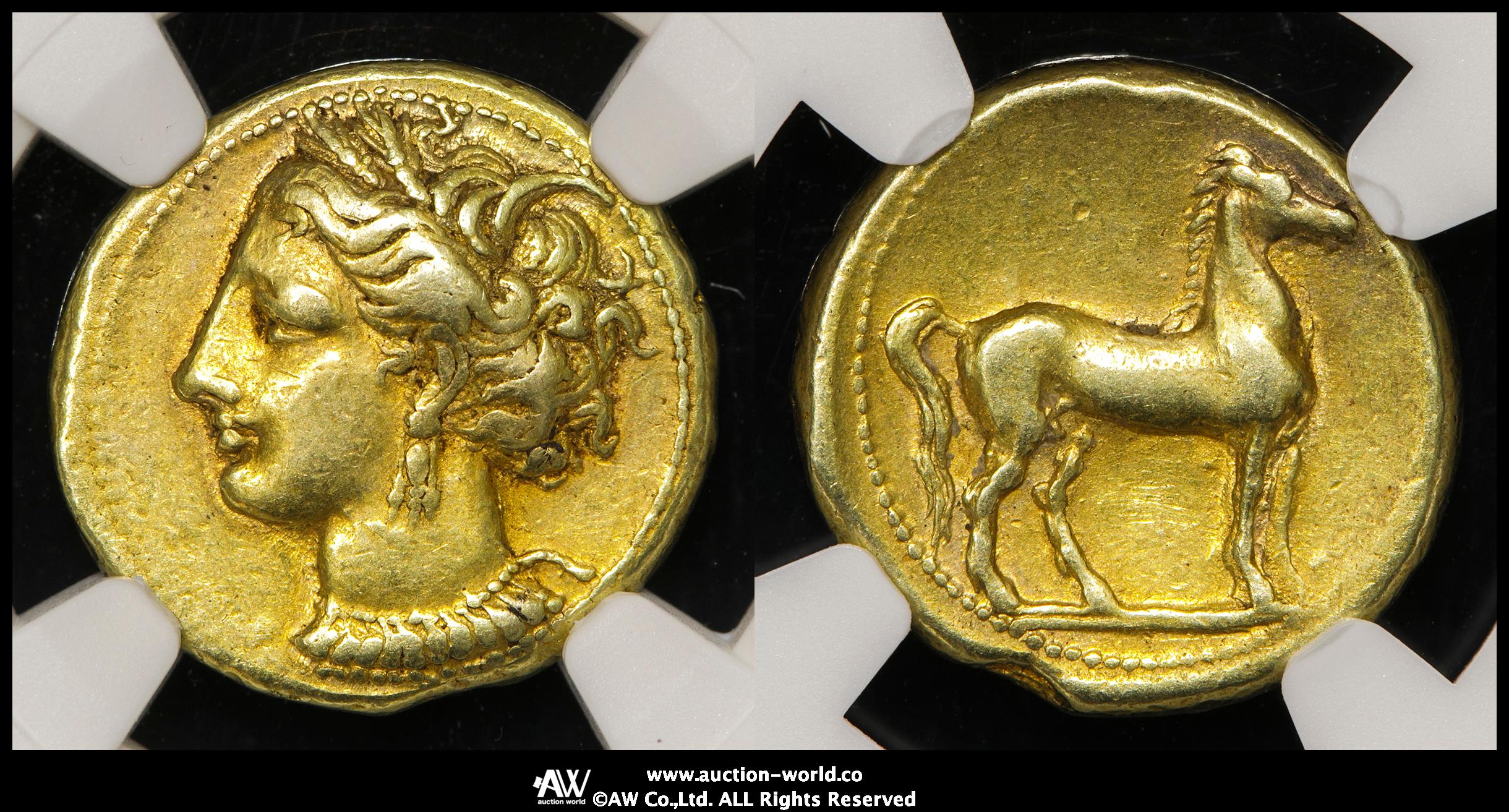 貨幣博物館 | ZEUGITANA,Carthage ゾイジターナ,カルタゴ EL Stater