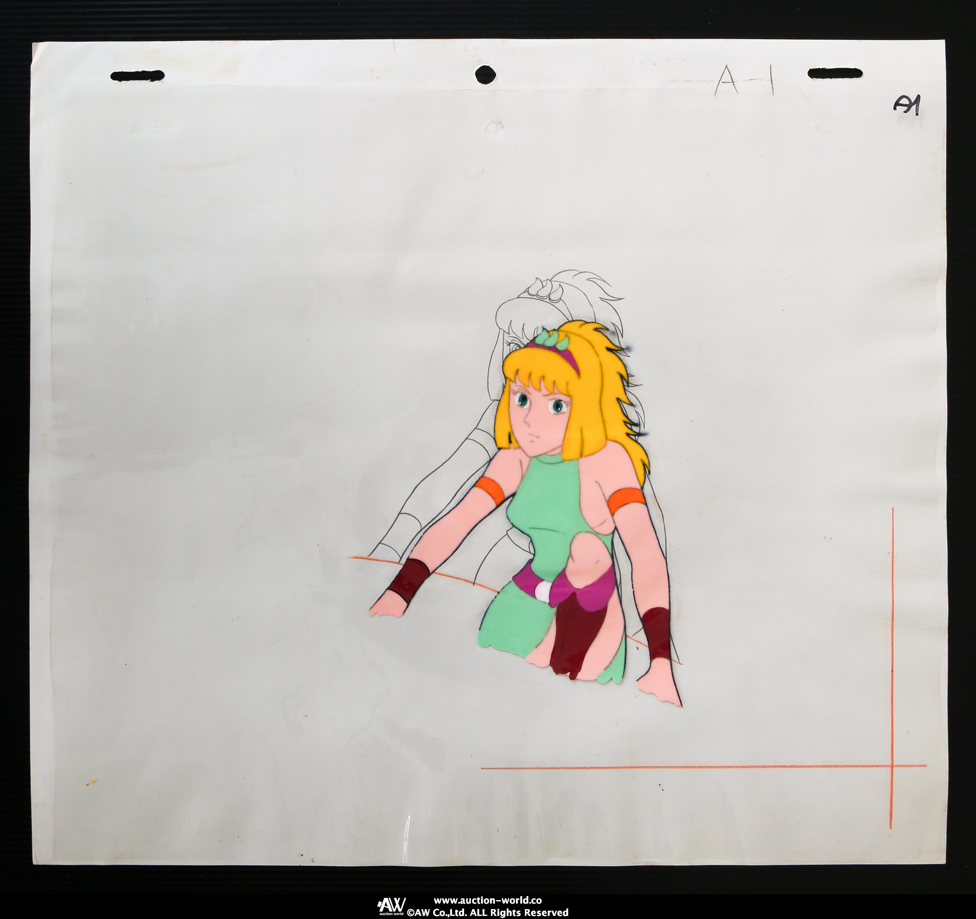 貨幣博物館 | セル画 鳥プロ「宇宙魔神ダイケンゴー」5枚（A-4のみ貼り