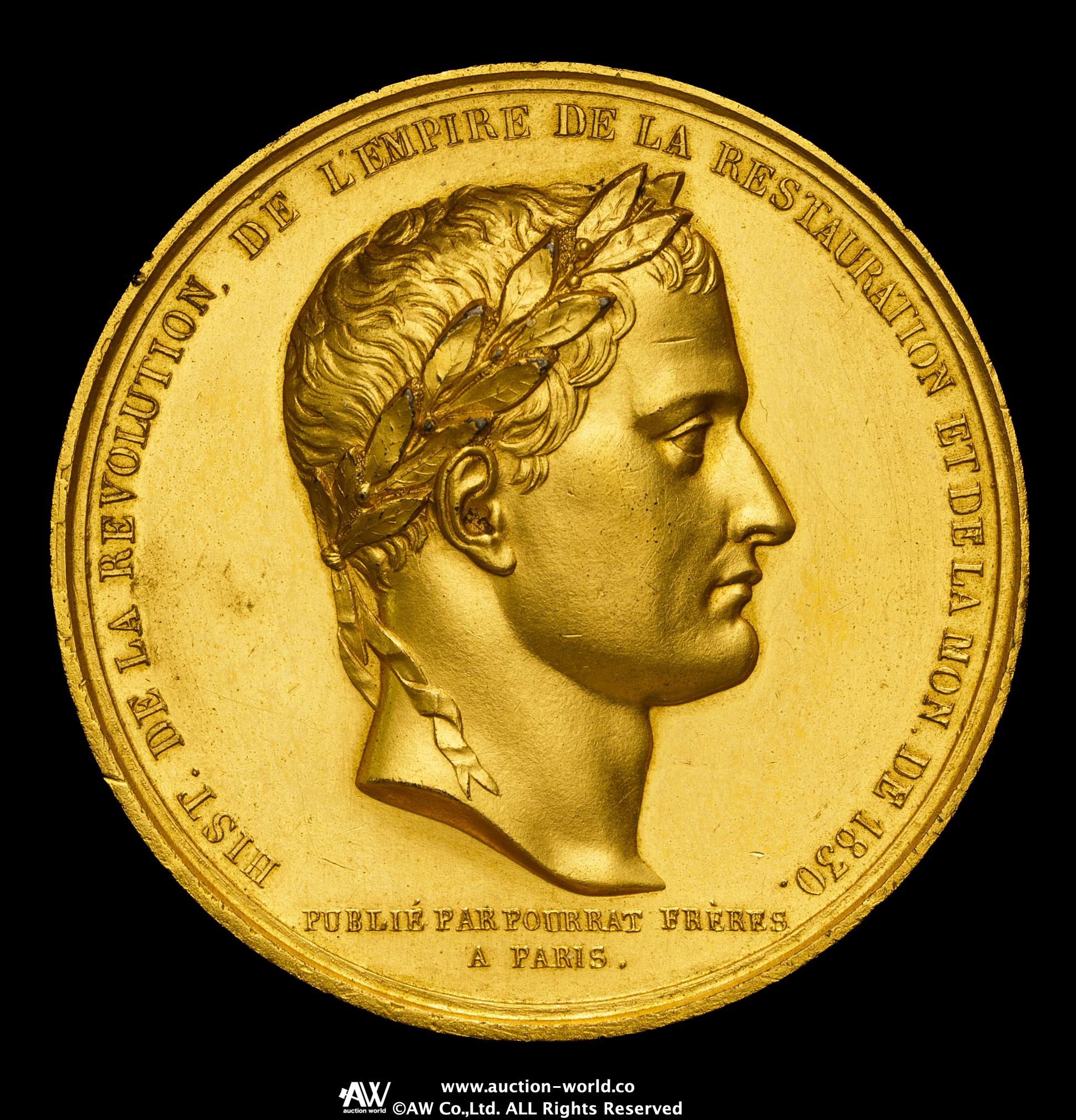 貨幣博物館 | FRANCE Napoleon I ナポレオン1世（1802~15） Gilt