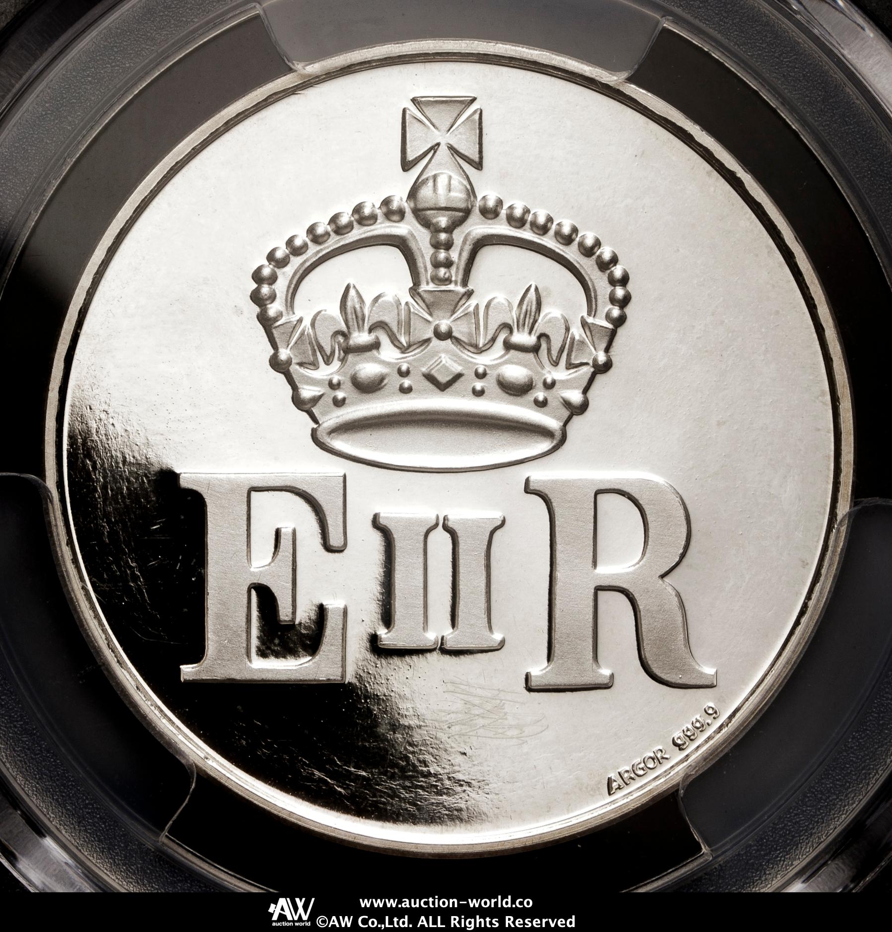 貨幣博物館 | SWITZERLAND Royal Visit AR Medal 銀メダル 1980