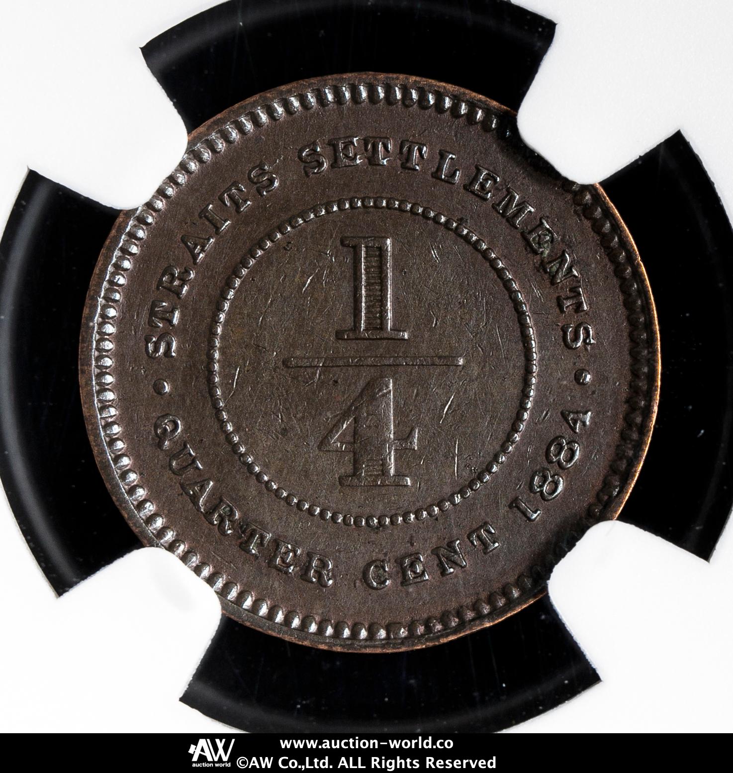 貨幣博物館 | STRAITS SETTLEMENTS 海峡植民地 1/4Cent 1884