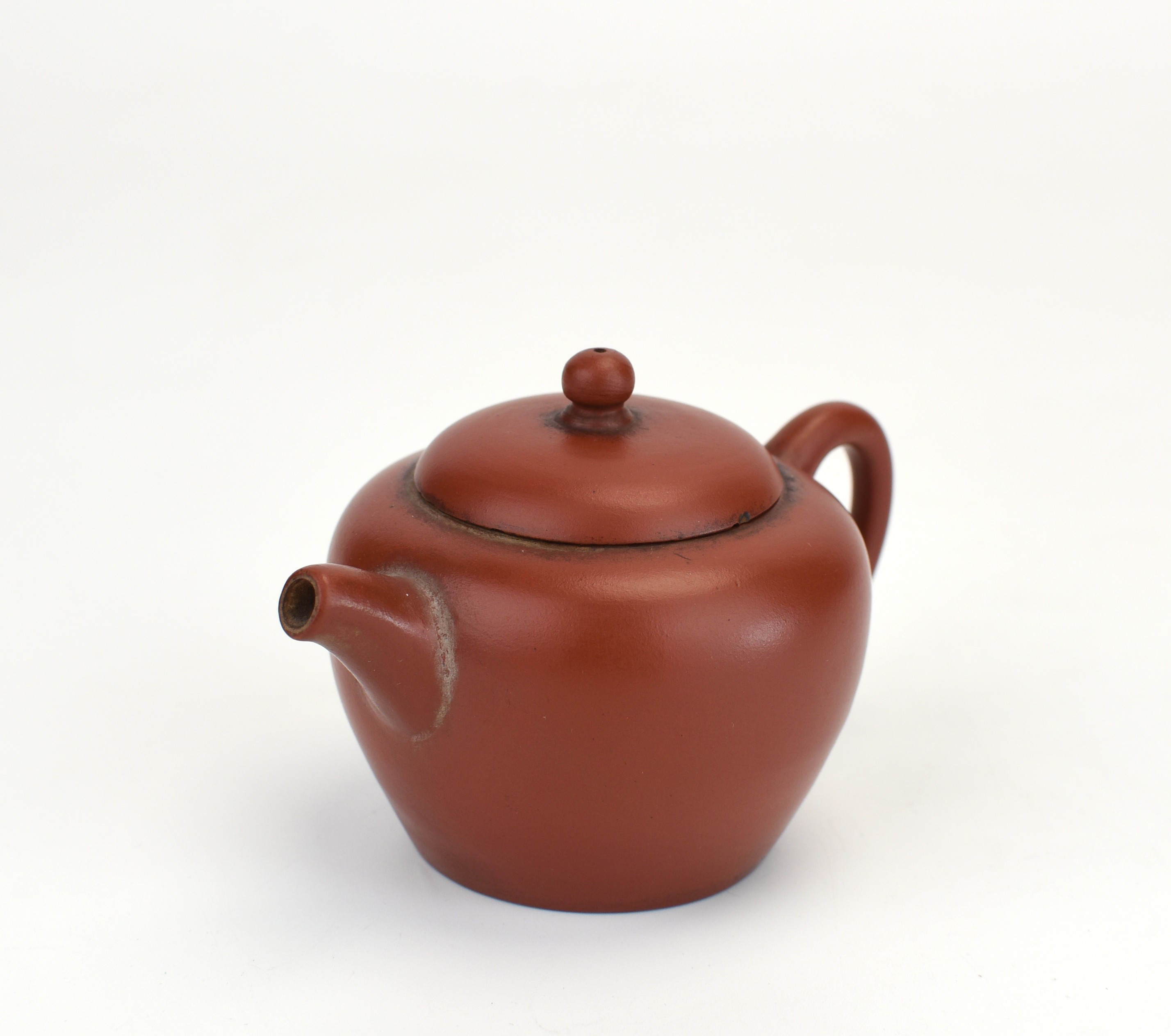 貨幣博物館 | 清 嘉庆年製「如記」銘朱泥急須 茶道具朱泥
