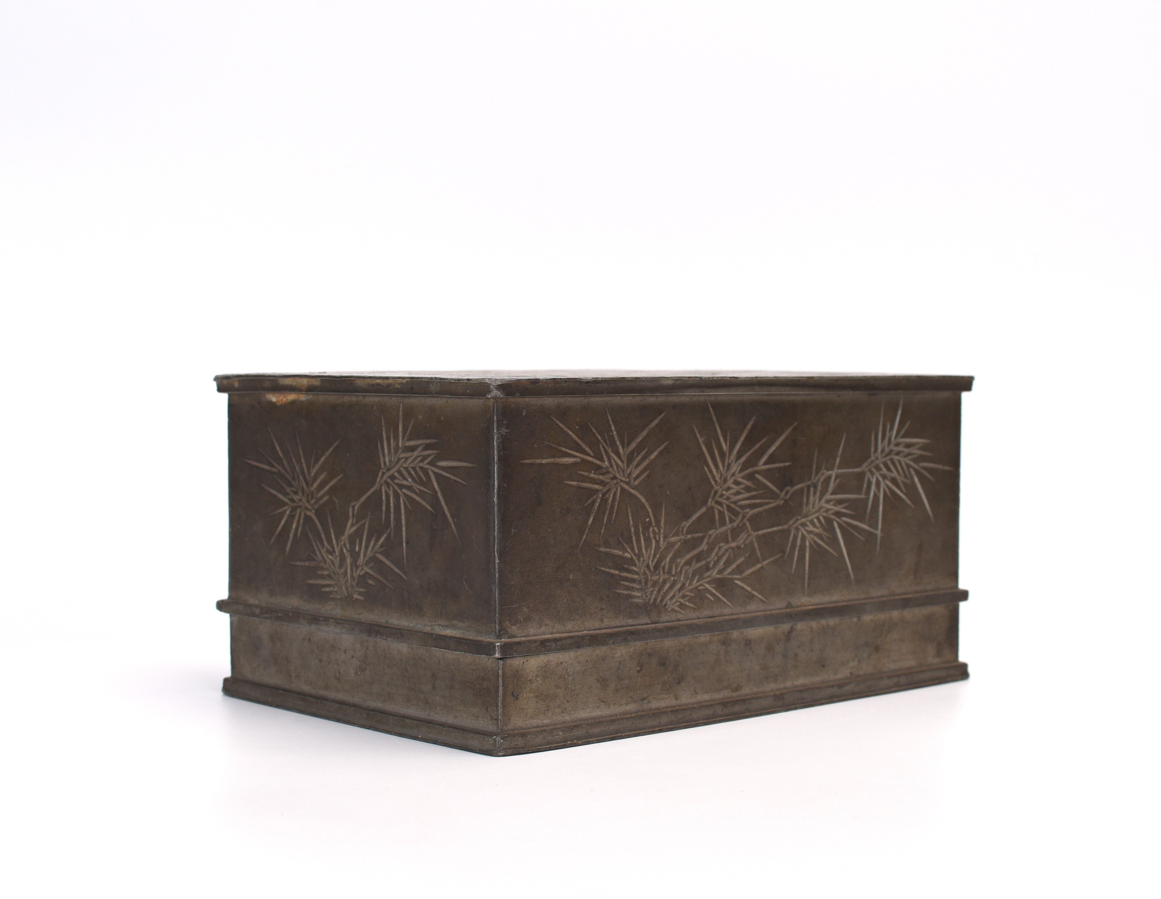 中国美術 錫 茶入 中華民国錫製 点錫