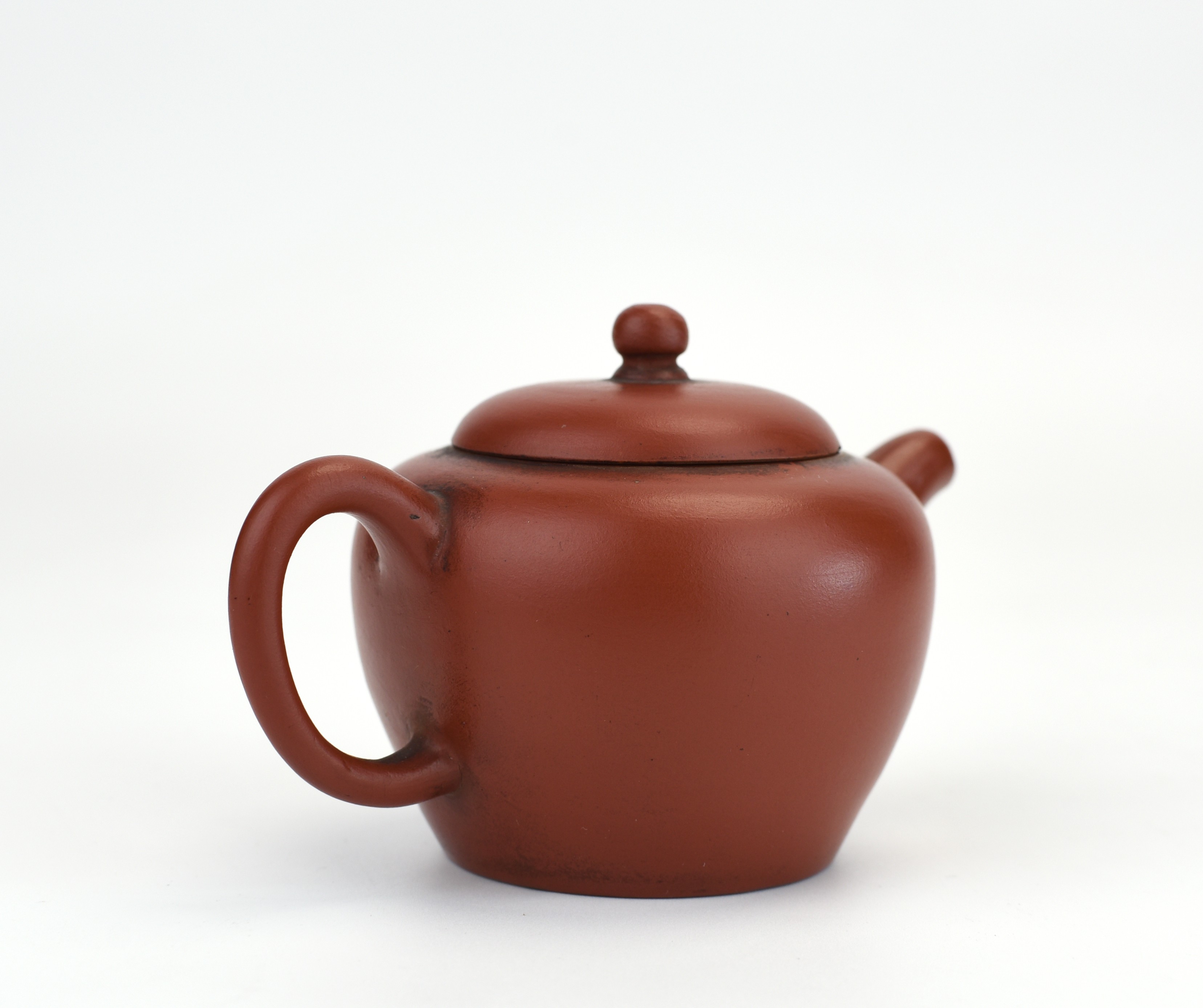 貨幣博物館 | 清 嘉庆年製「如記」銘朱泥急須 茶道具朱泥