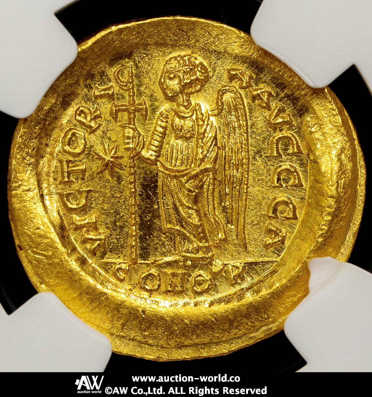 貨幣博物館 | Byzantine Empire ビザンチン帝国 AV Solidus Anastasius
