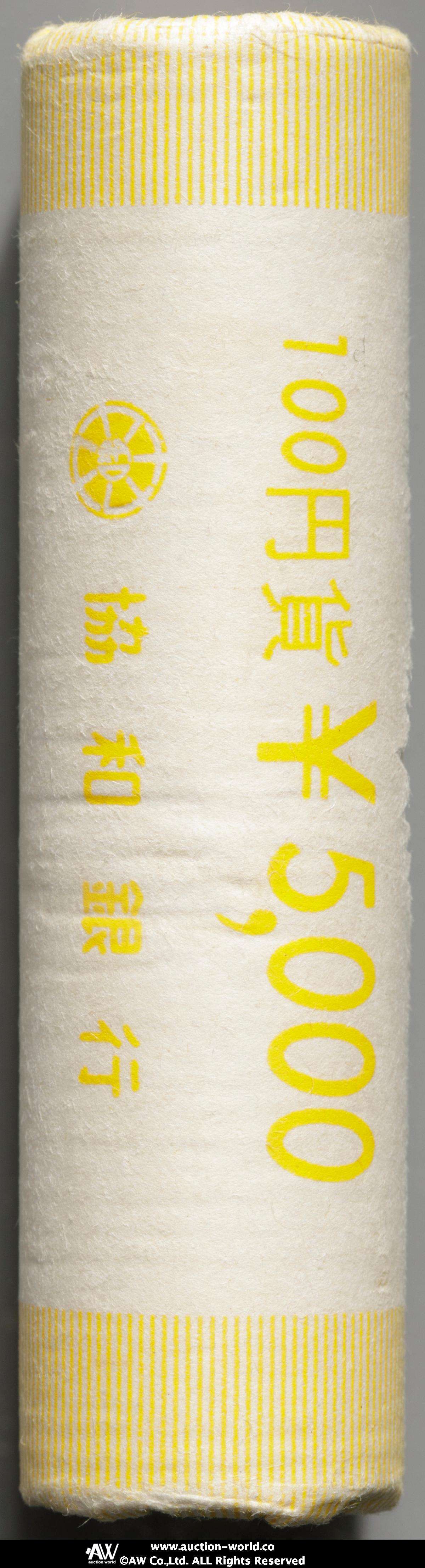 auction,日本 東京オリンピック記念百円銀貨 Tokyo Olympic 100Yen Silver Roll of 50pcs 昭和39年 （1964）銀行ロール （共和銀行）返品不可 要下見 Sold as is No returns おそらくUNC（内容確認不能のため）