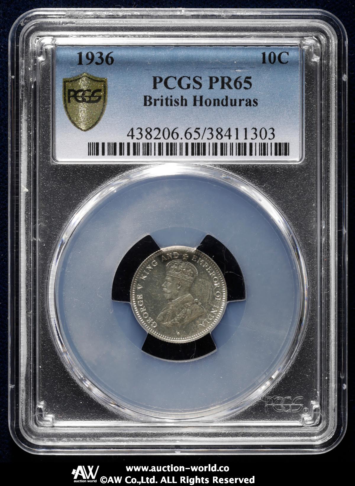 貨幣博物館 | BRITISH HONDURAS イギリス領ホンジュラス 10Cents 1936