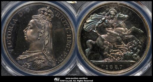 GREAT BRITAIN Victoria ヴィクトリア（1837~1901） Crown 1887