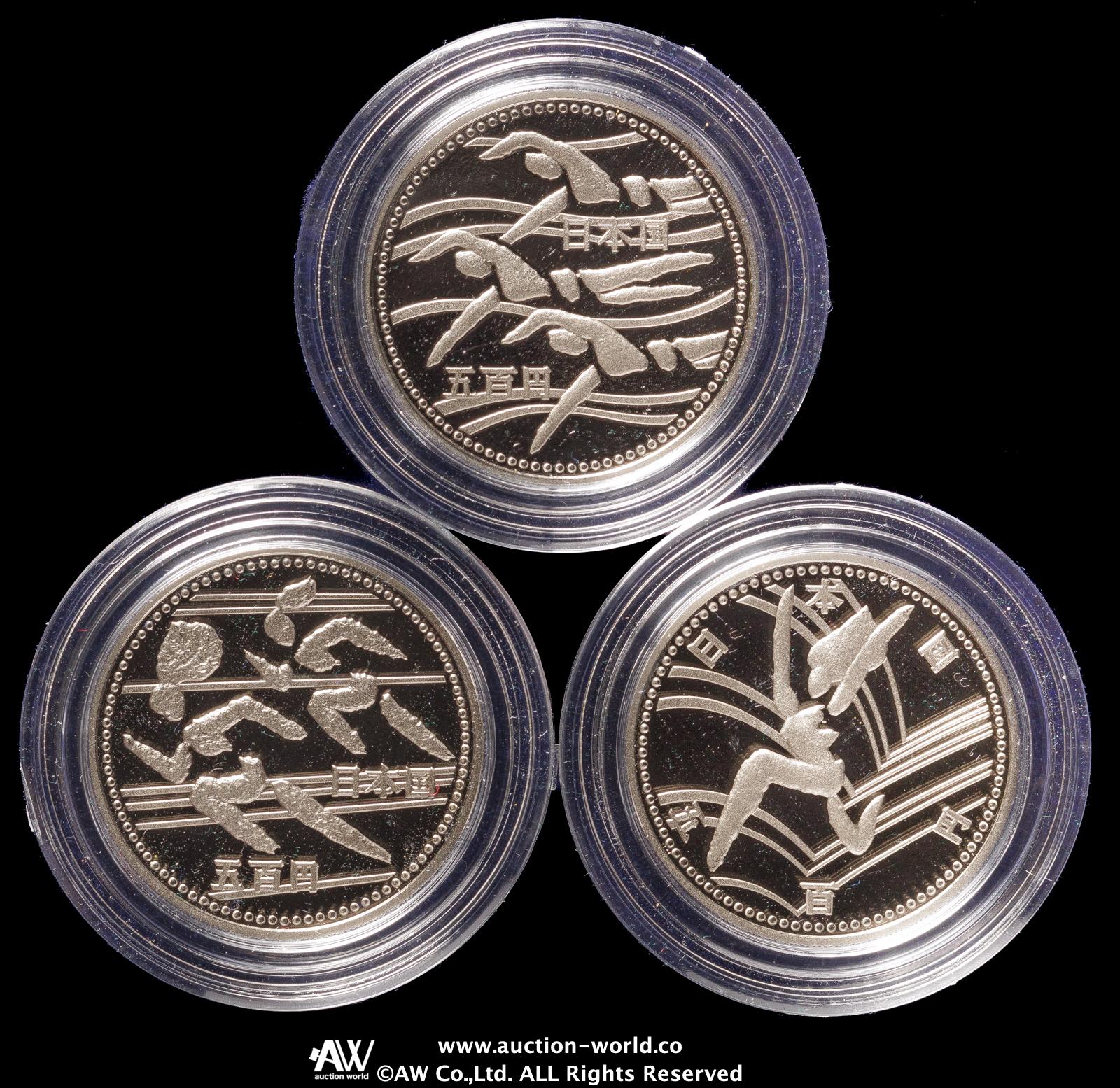 Coin Museum | 日本 第12回アジア競技大会記念五百円白銅貨プルーフセット The 12th Asian Games  Commemorative 500Yen Cupro Nickel 平成6年（1994） Proof