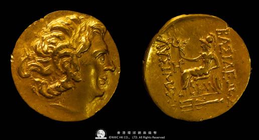 Ancient Coins 古代 金貨 Ancient Greek Kingdom of Pontos, gold Stater of Mithradates   重約8.2g ex-mount VF with a flattened/filed edge.