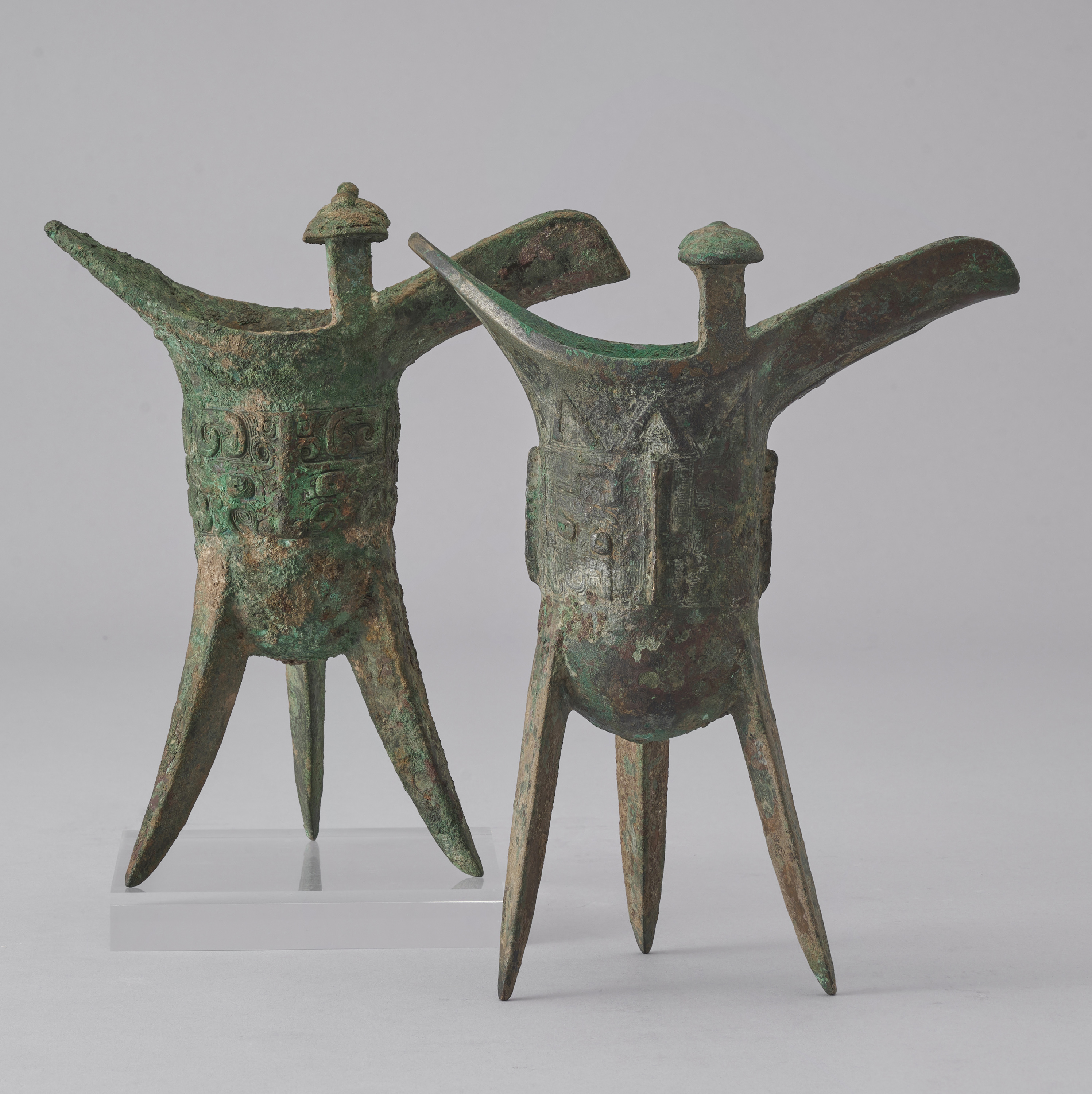 貨幣博物館 | 西周青銅饕餮紋爵兩件 西周