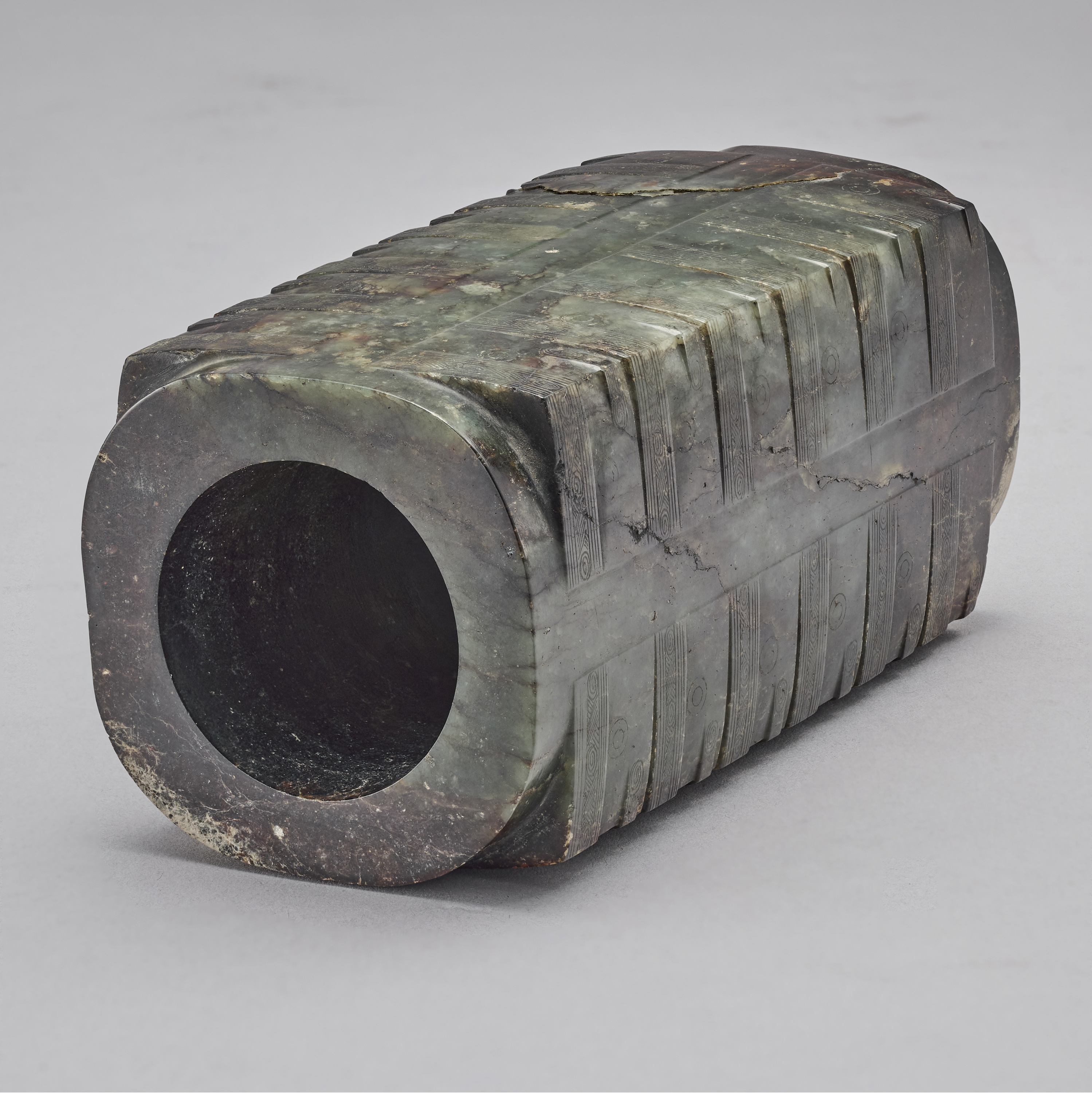 貨幣博物館 | 良渚文化獸面玉琮 良渚文化