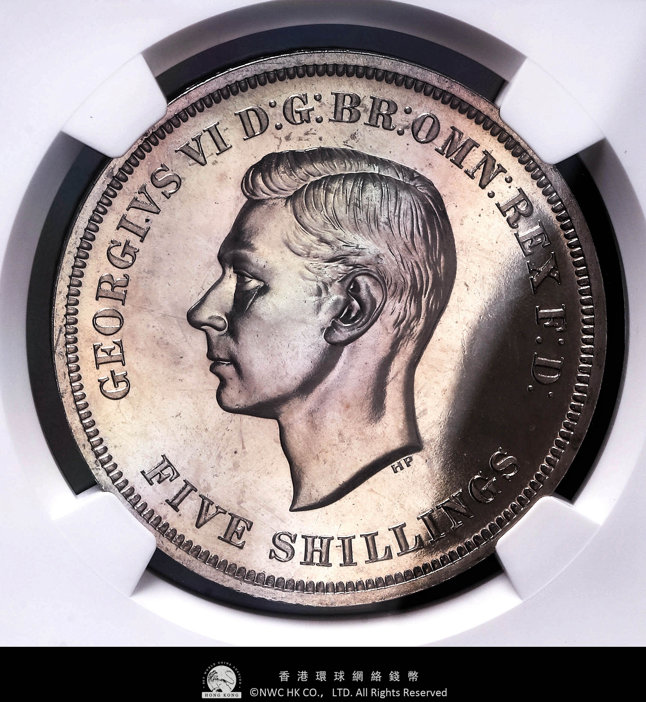 貨幣博物館 | （NGC-PL65） GREAT BRITAIN George VI ジョージ6世 Crown （1951）