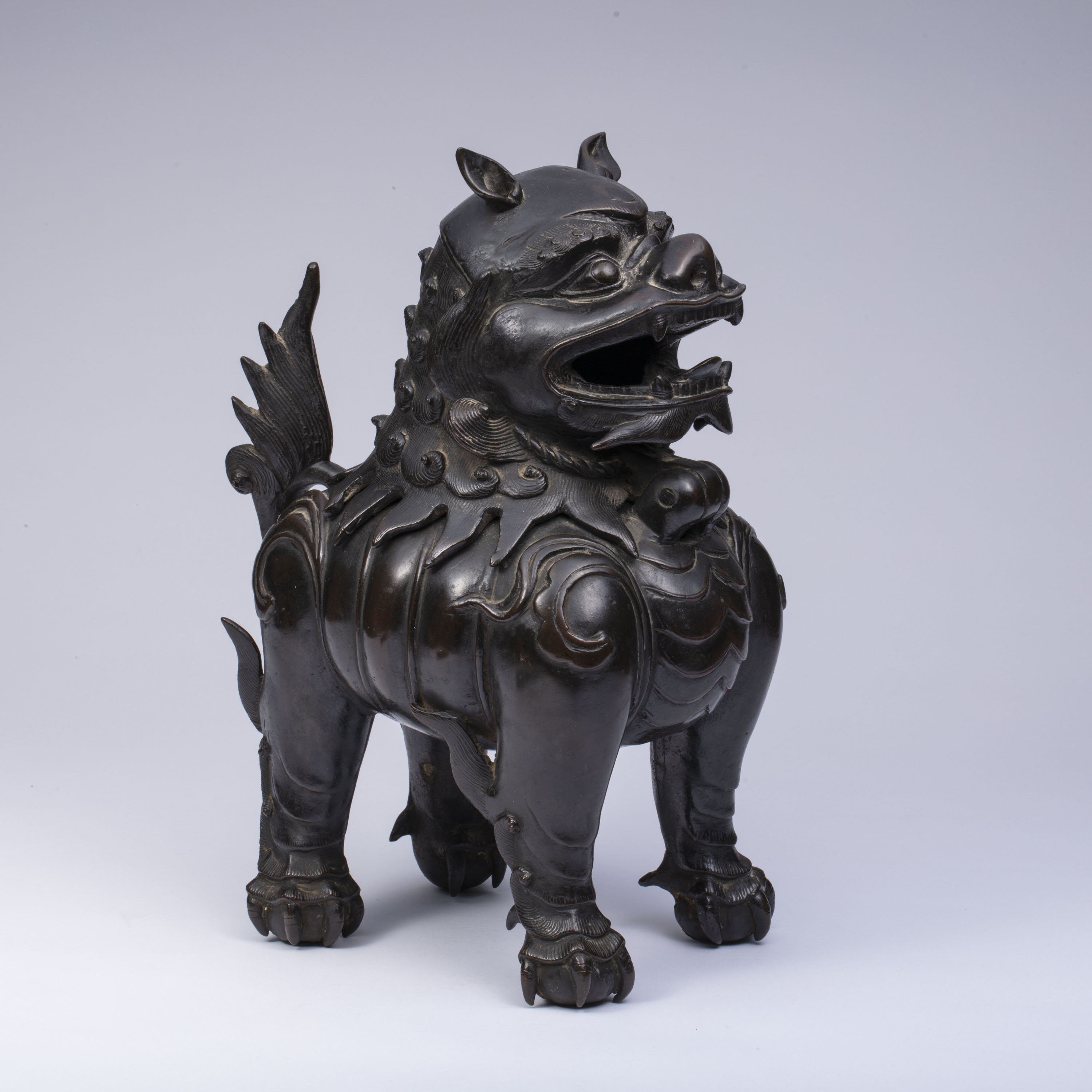 時代金工　古銅　獅子香合　時代箱　V　R8303 2024110909513006844809_w3000h3