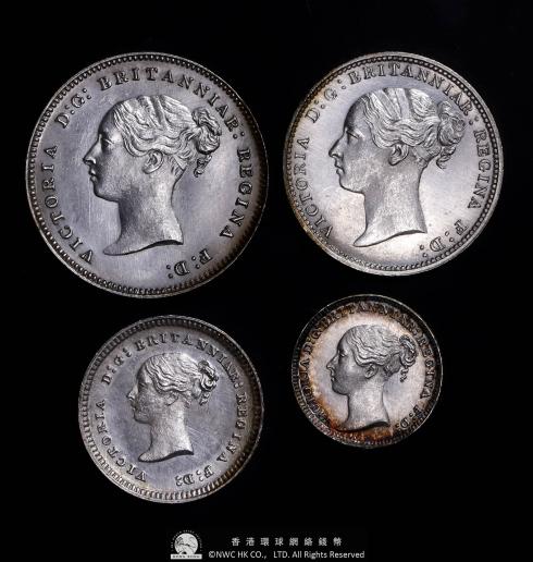 GREAT BRITAIN Victoria ヴィクトリア（1837~1901） Maundy Set （1887）  