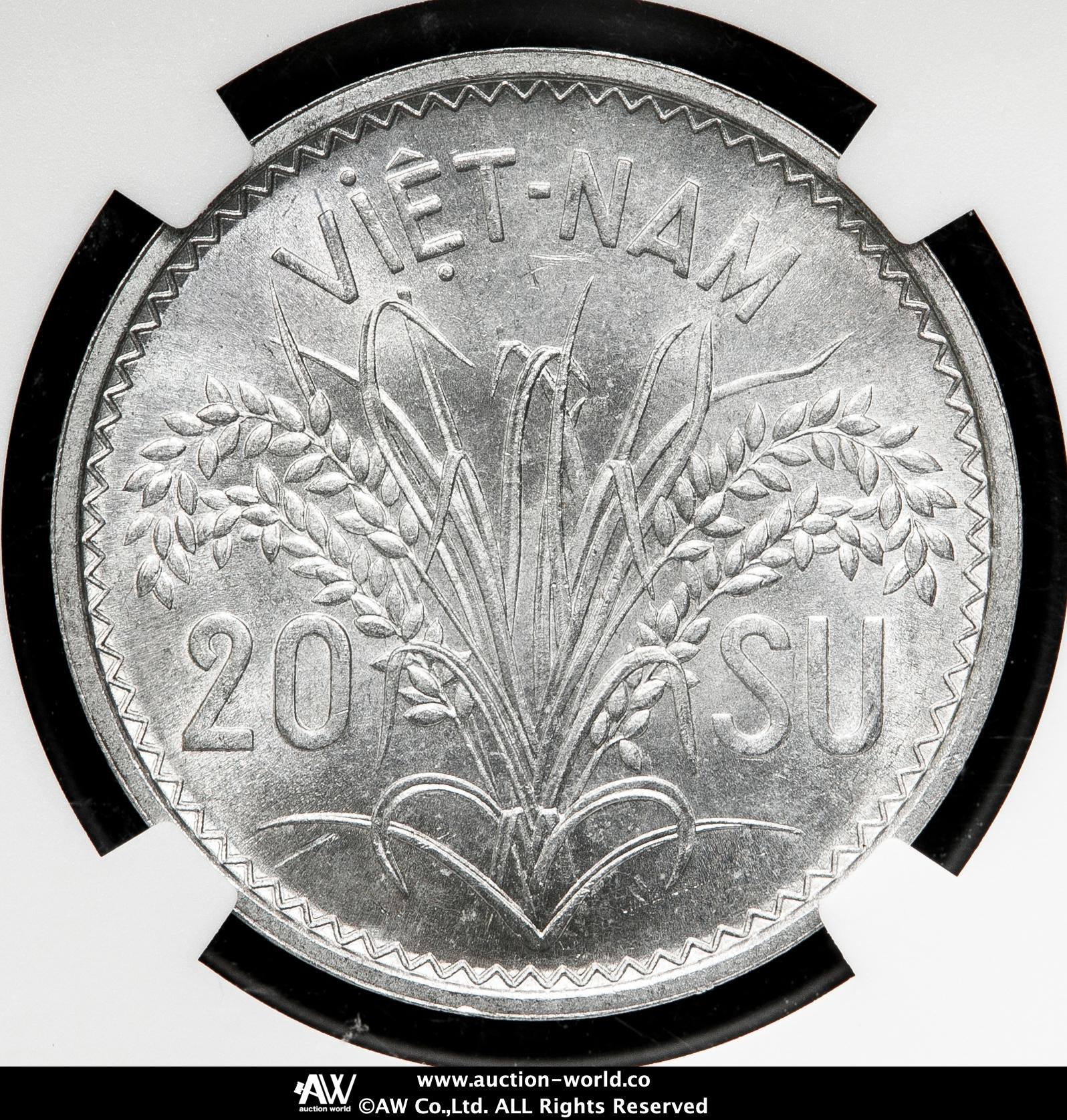 貨幣博物館 | VIETNAM South Viet Nam 南ベトナム 20Su 1953